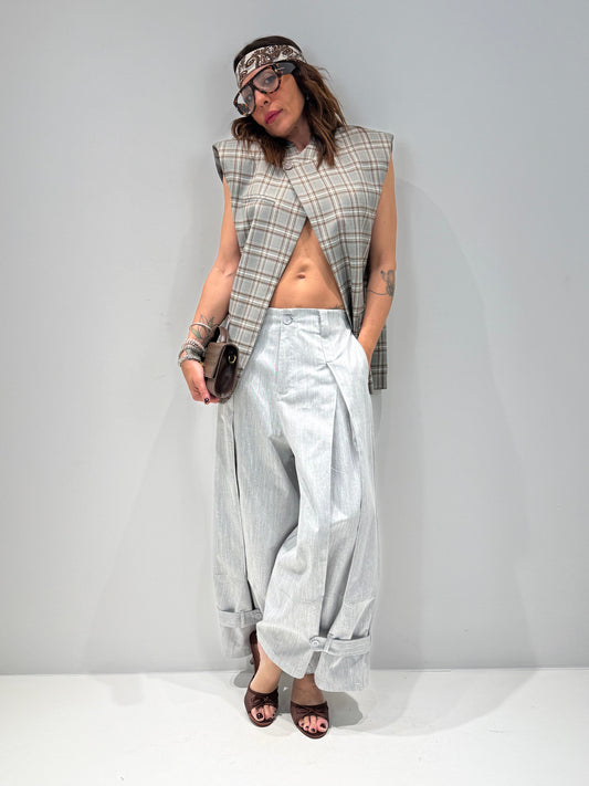 PANTALONE TOKYO grigio|Colore:Grigio