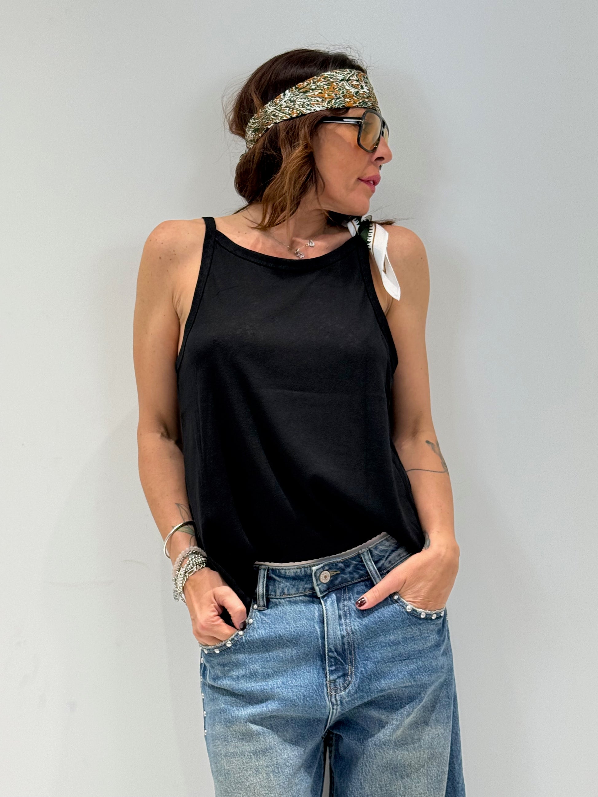 CANOTTA ZETA  nero|Colore:Nero