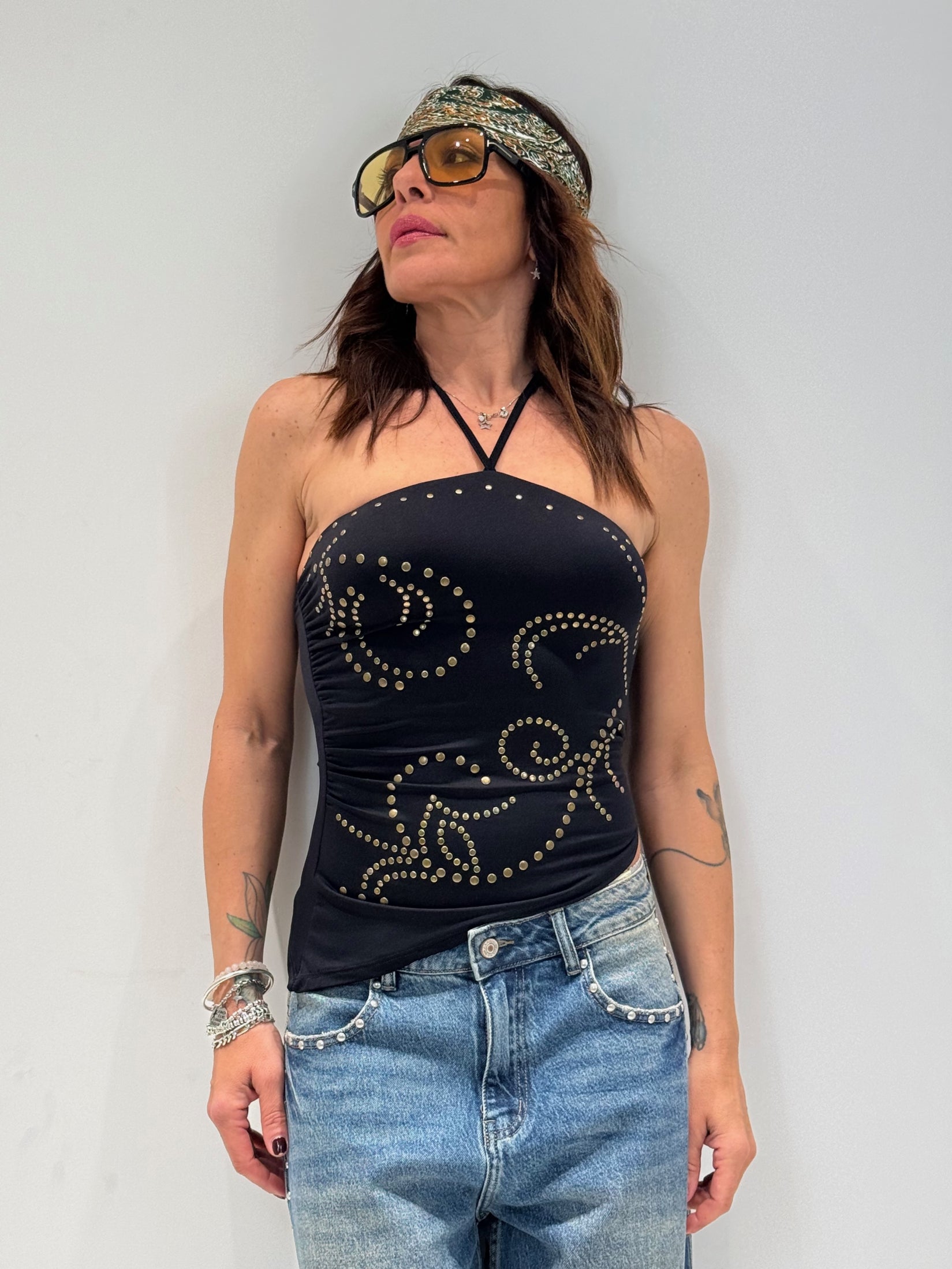 TOP ISLA nero|Colore:Nero