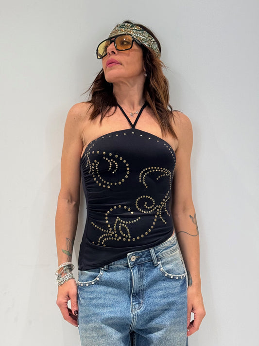 TOP ISLA nero|Colore:Nero