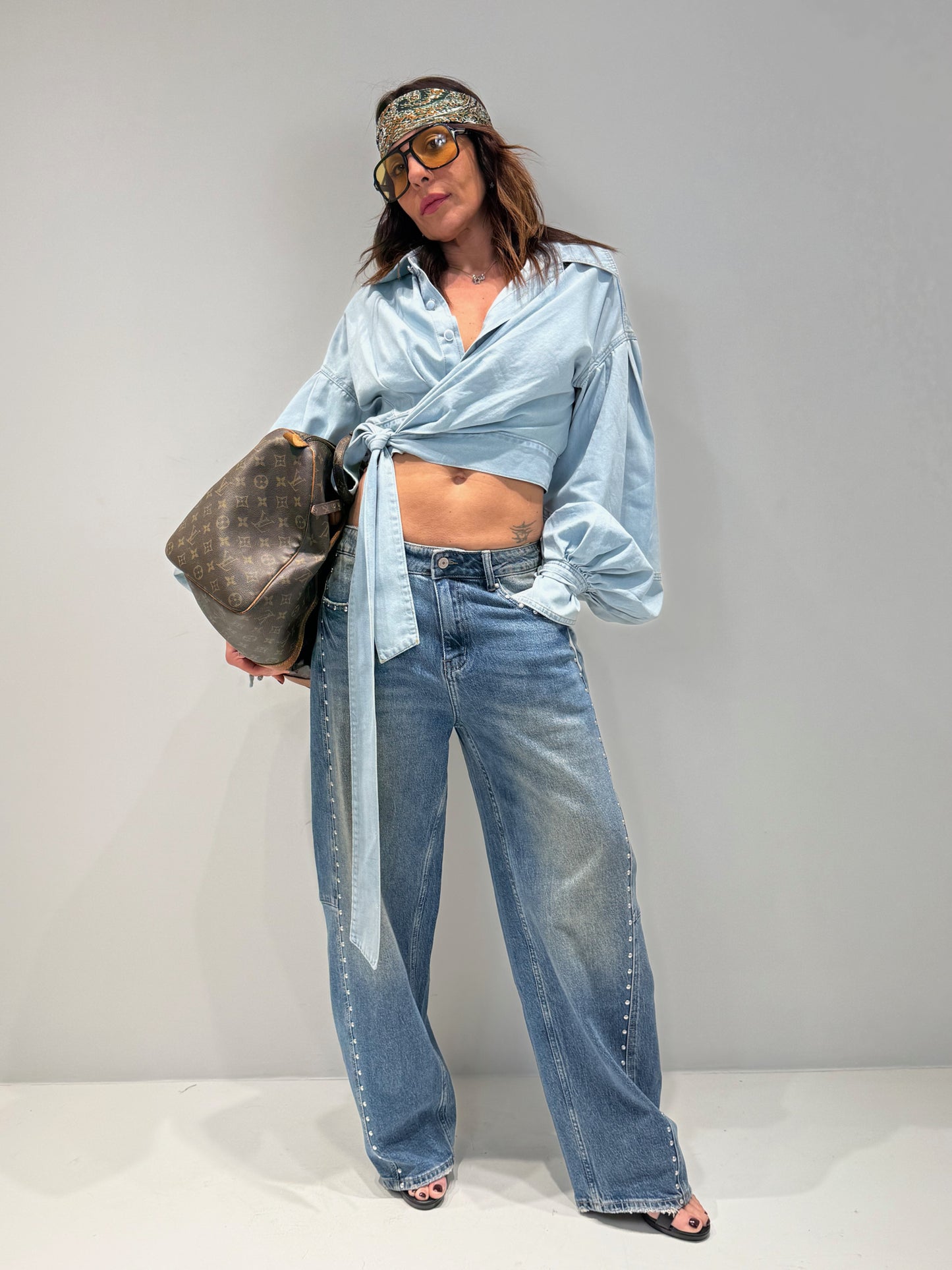 JEANS LOUVRE  lavaggio medio|Colore:Lavaggio medio