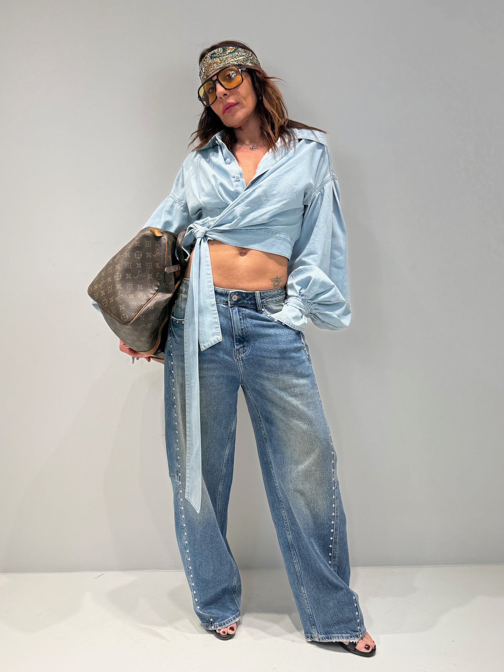 JEANS LOUVRE  lavaggio medio|Colore:Lavaggio medio