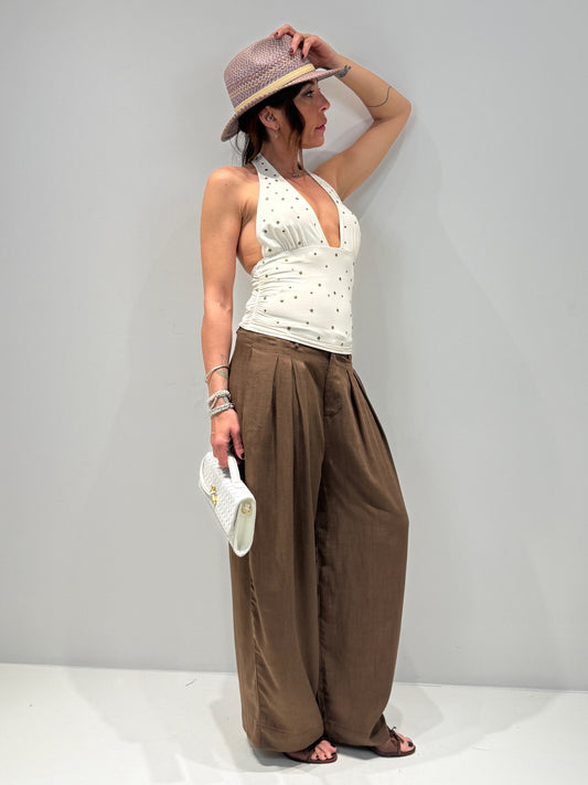 PANTALONE PONZA marrone|Colore:Marrone