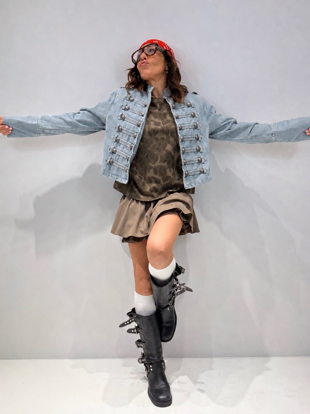 GIUBBINO BALM DENIM lavaggio chiaro|Colore:Lavaggio chiaro