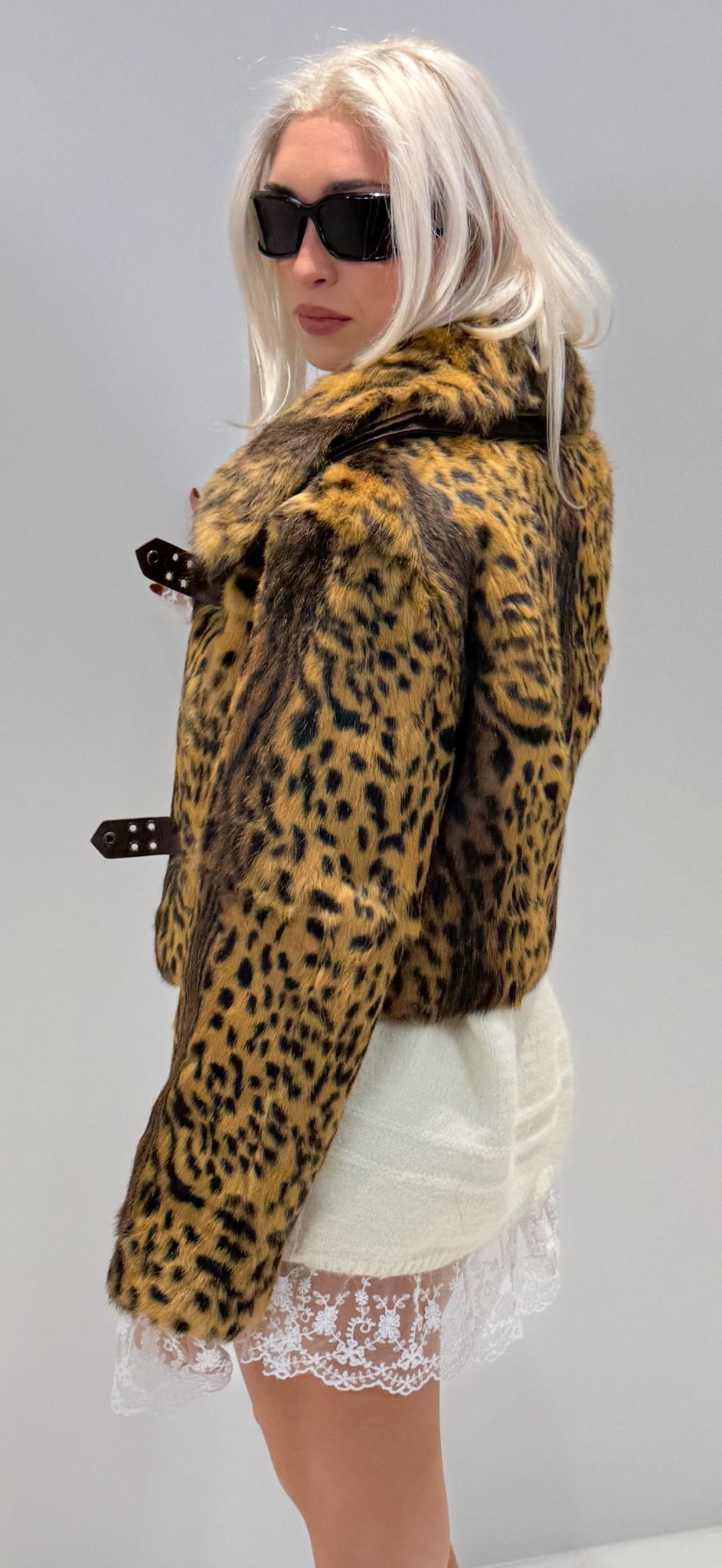 PELLICCIA CORTA IN VITA MACULATO