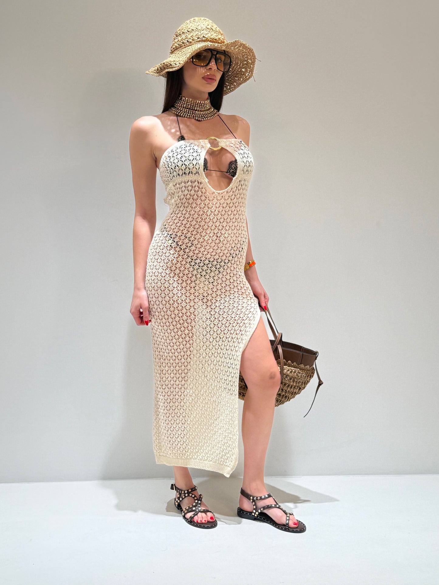 ABITO AZZURRA  beige|Colore:Beige