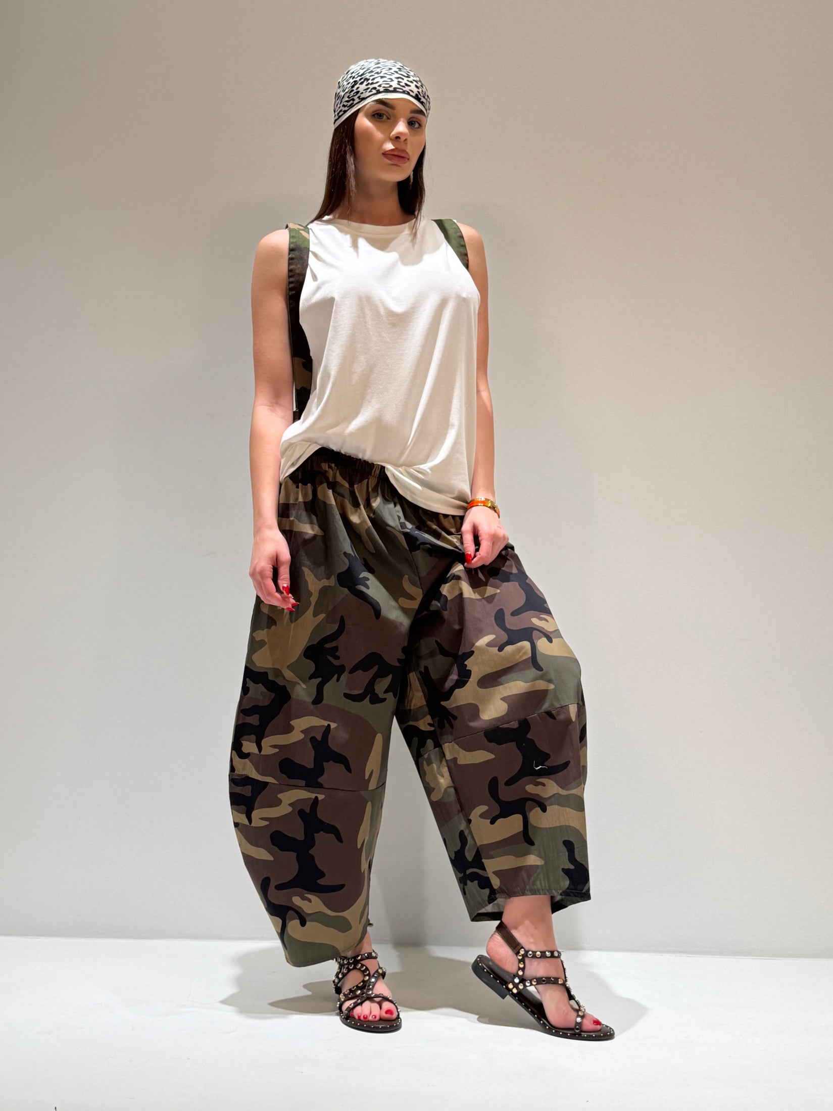 PANTALONE DESERT BALLOON mimetico|Colore:Mimetico