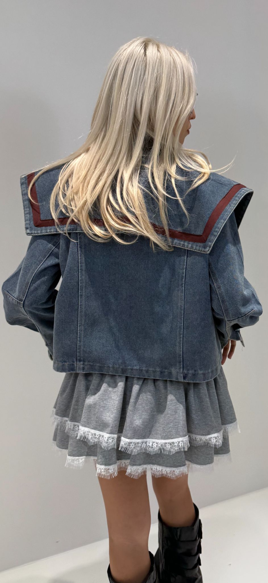 GIACCA ATHLETIC OVER GRIGIO