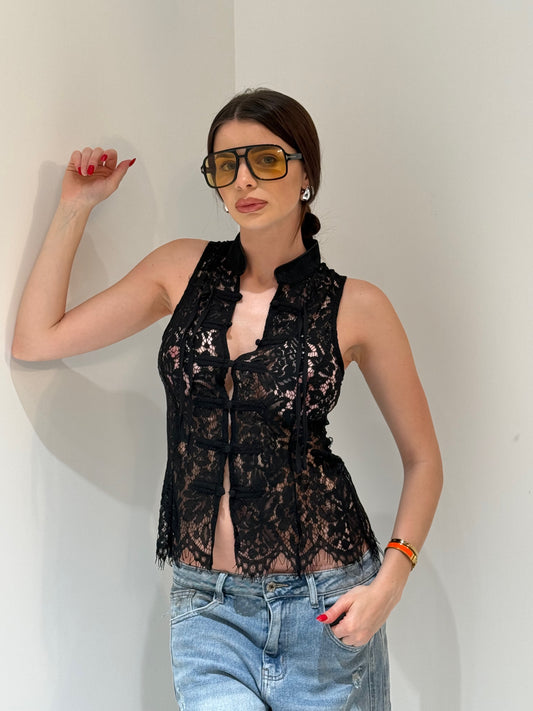 CAMICIA BUDDA nero|Colore:Nero