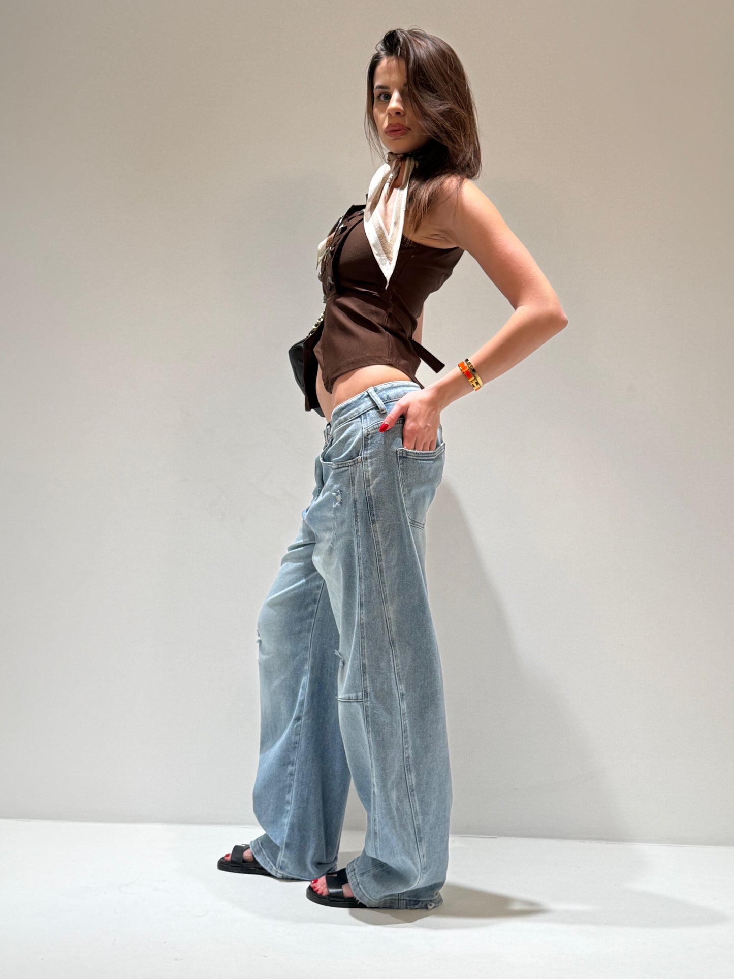 JEANS LES HALLES lavaggio chiaro|Colore:Lavaggio chiaro