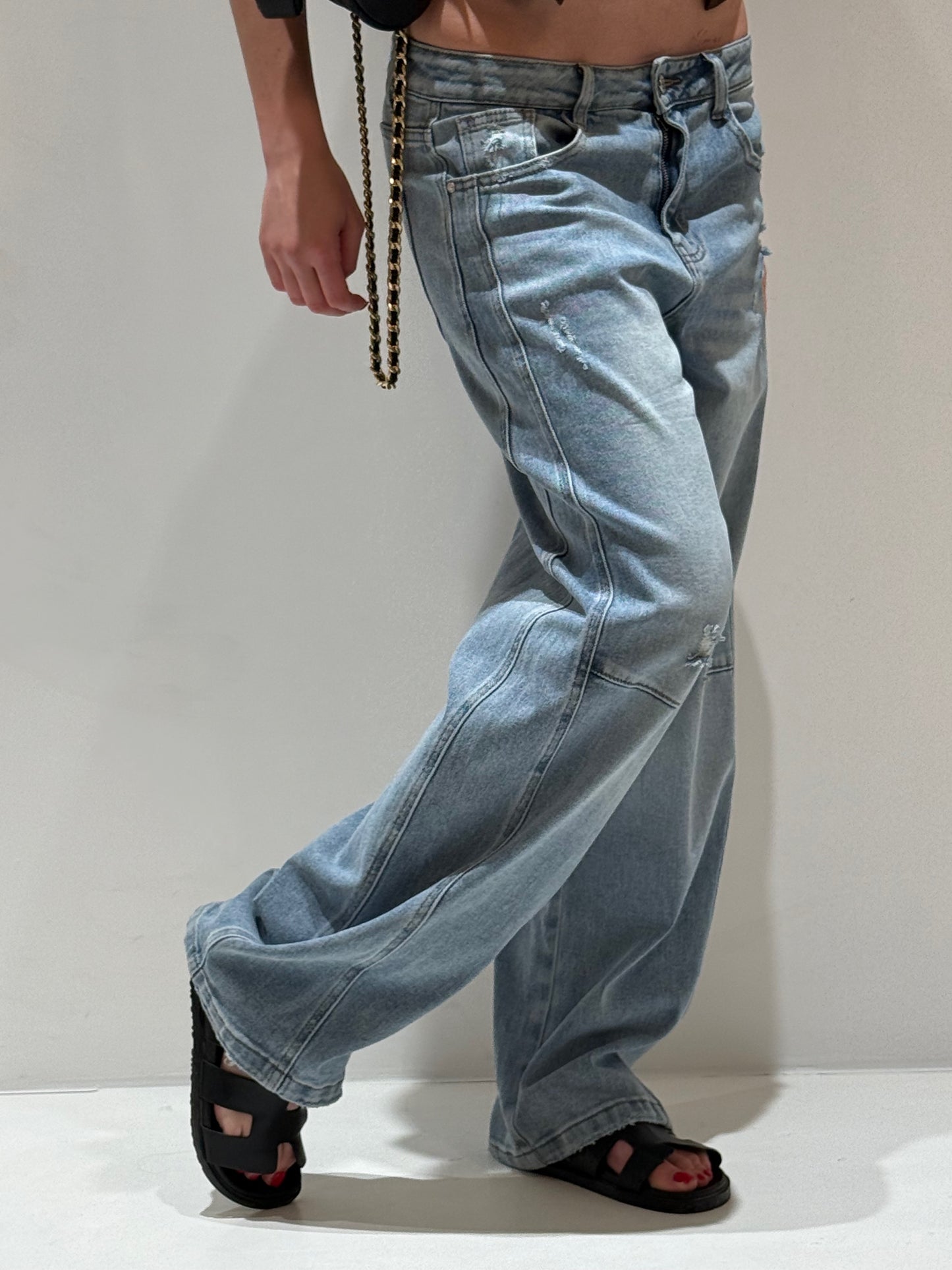 JEANS LES HALLES lavaggio chiaro|Colore:Lavaggio chiaro