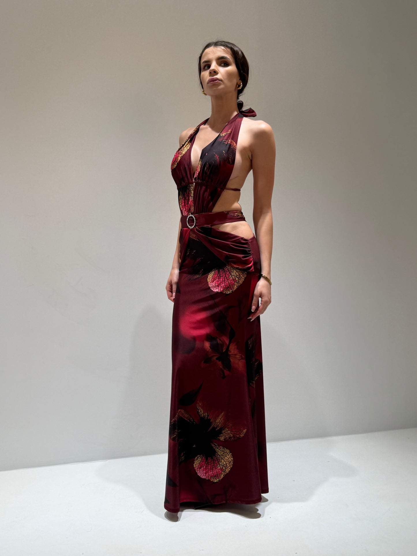 ABITO FLOID bordeaux|Colore:Bordeaux