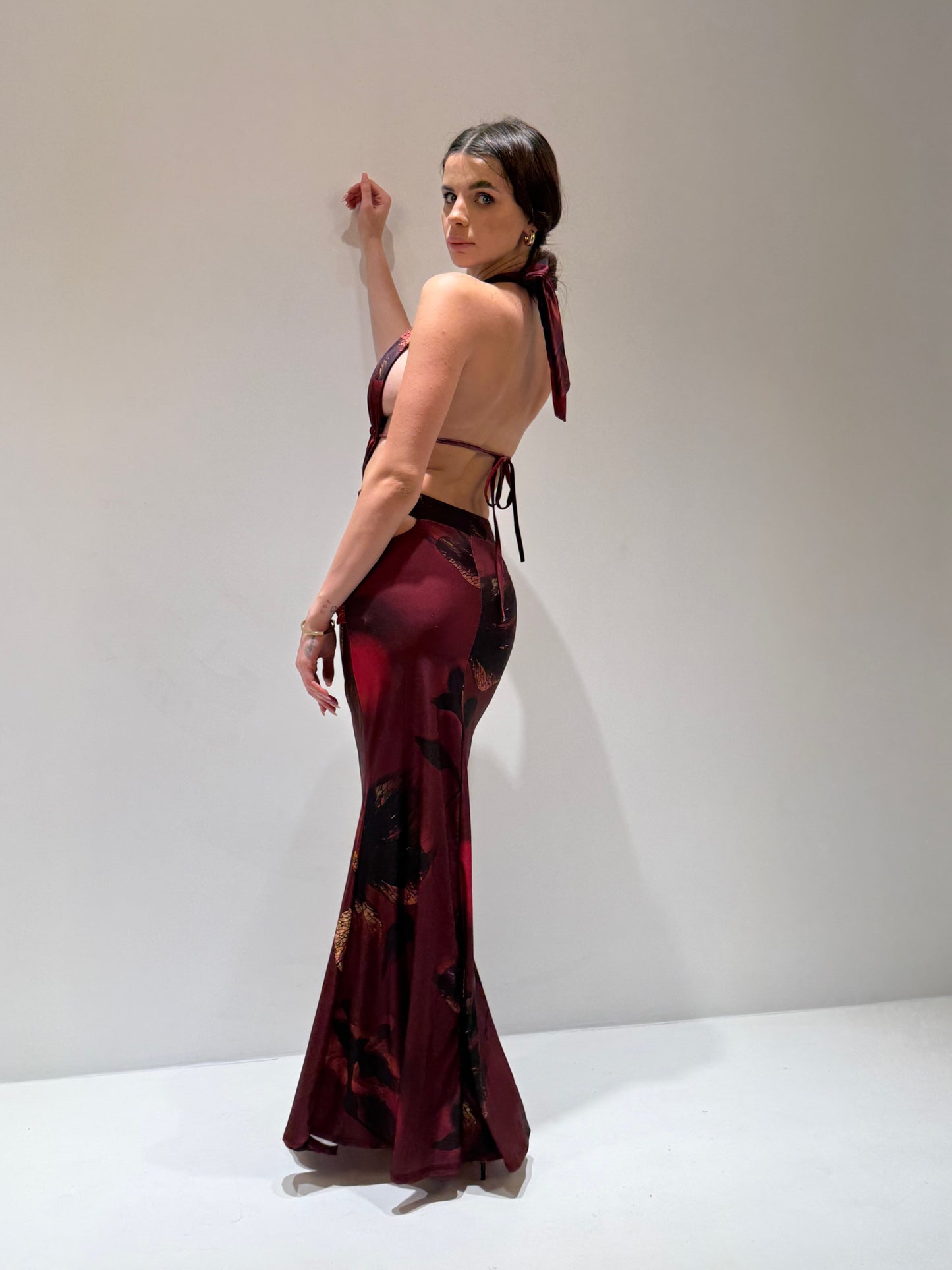 ABITO FLOID bordeaux|Colore:Bordeaux
