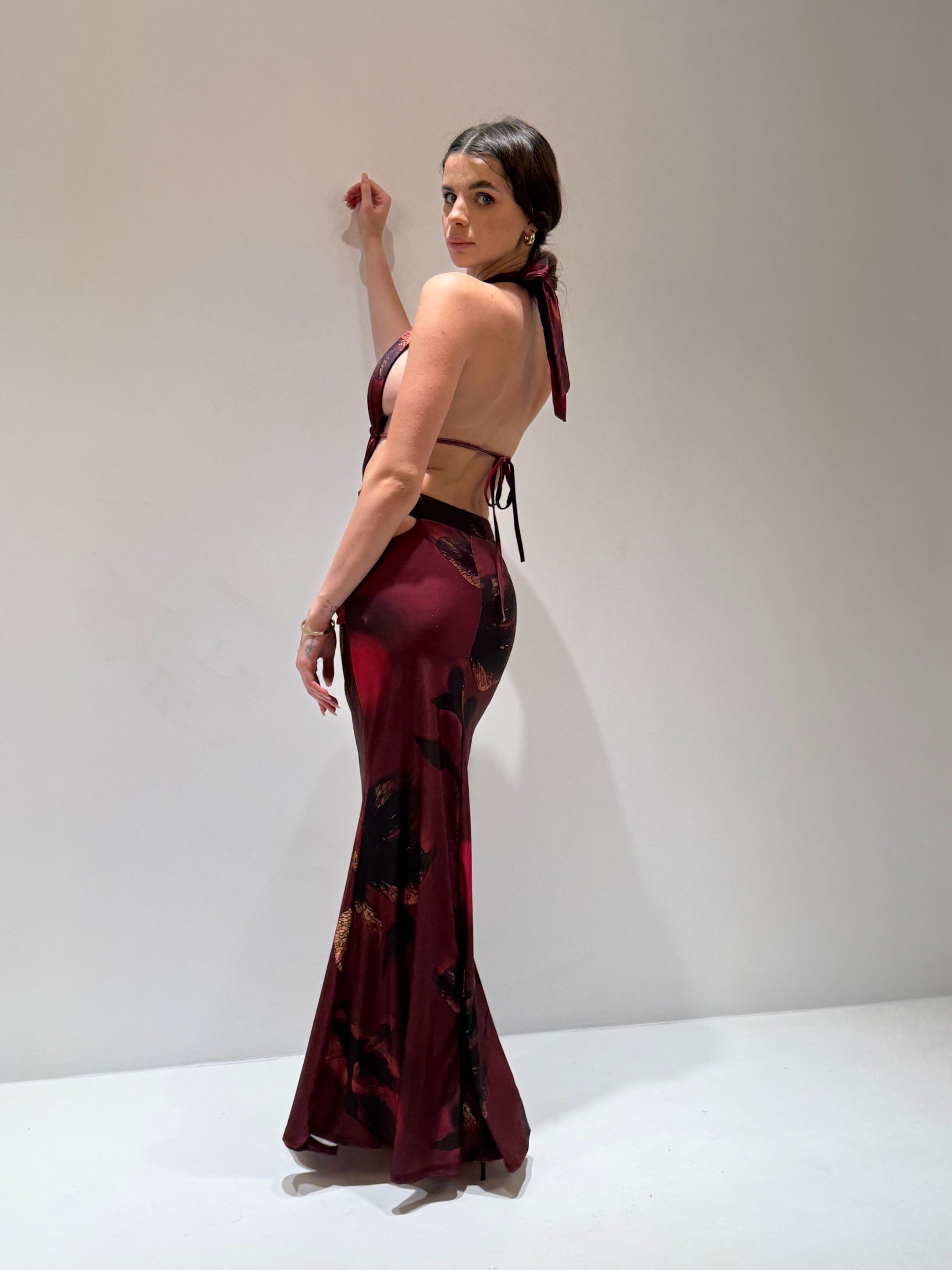 ABITO FLOID bordeaux|Colore:Bordeaux