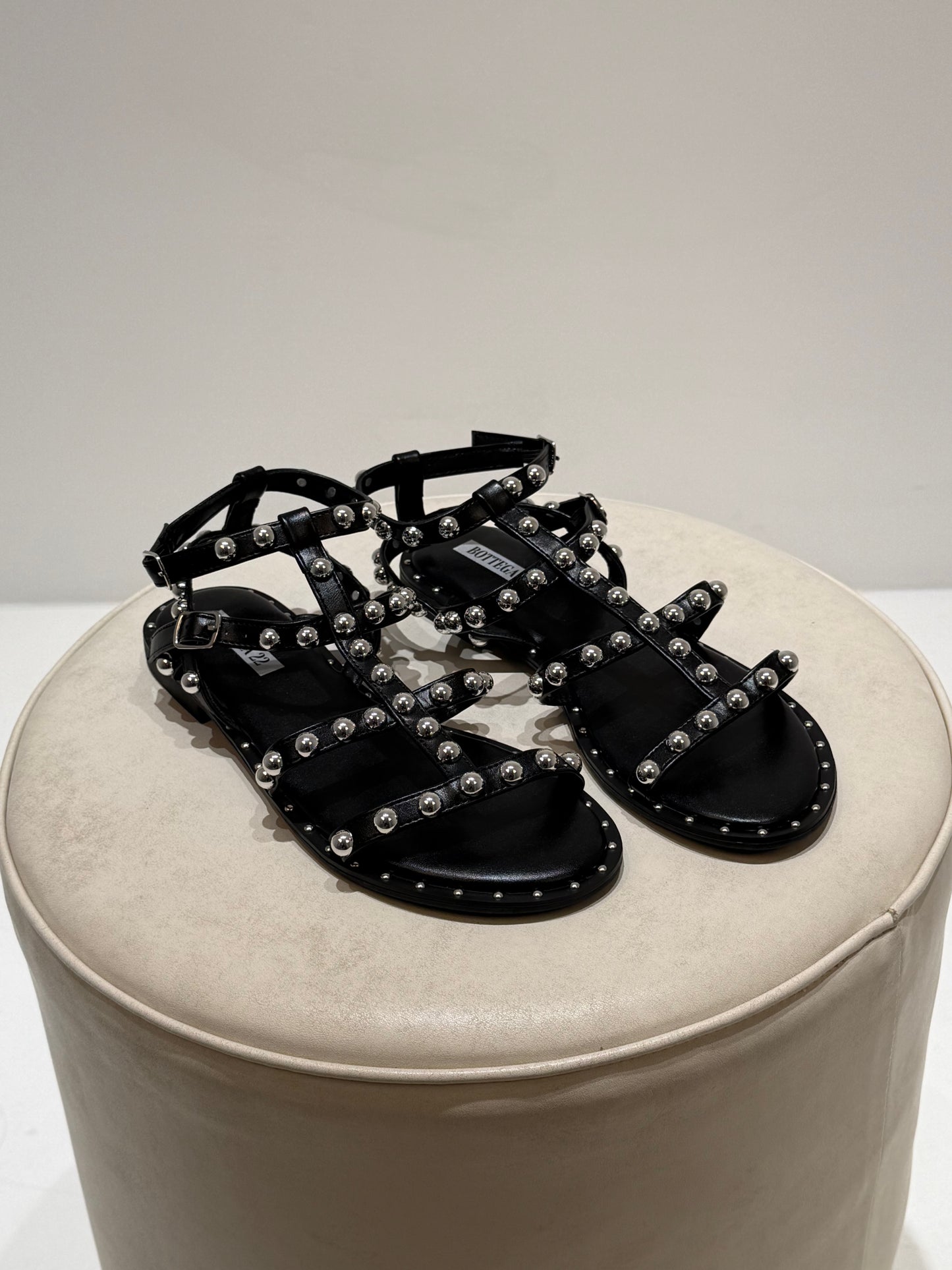 SANDALO BLOKBORK nero|Colore:Nero