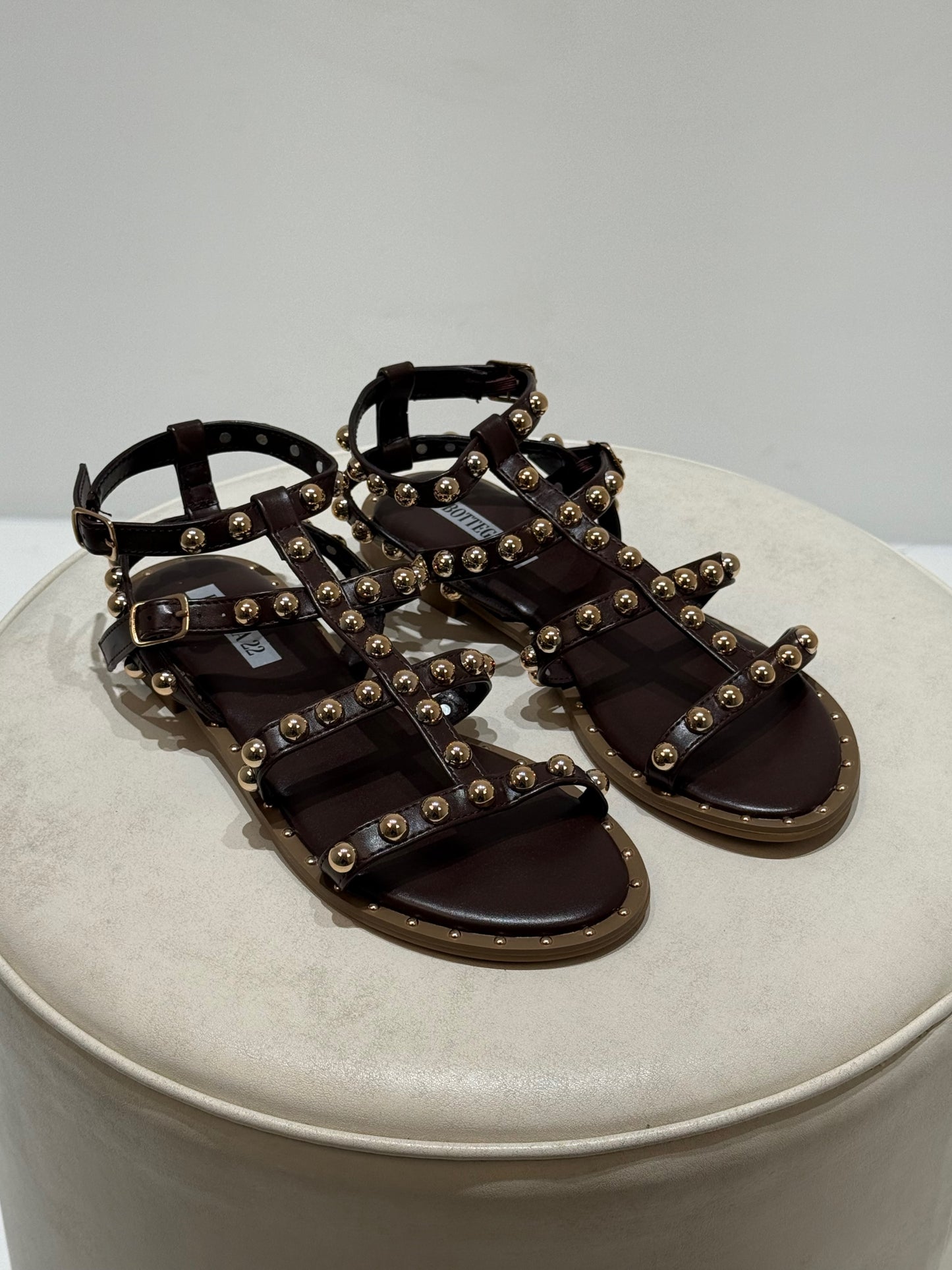 SANDALO BLOKBORK marrone|Colore:Marrone
