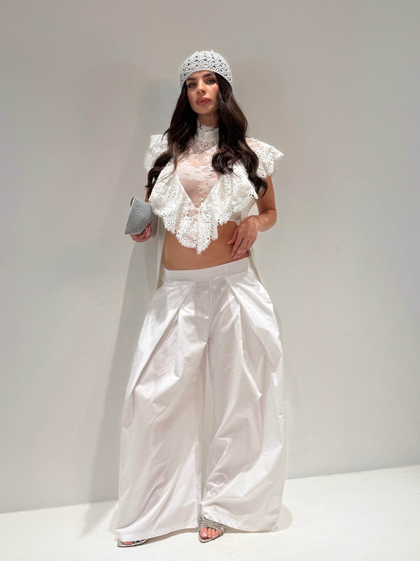 PANTALONE FORLING bianco|Colore:Bianco