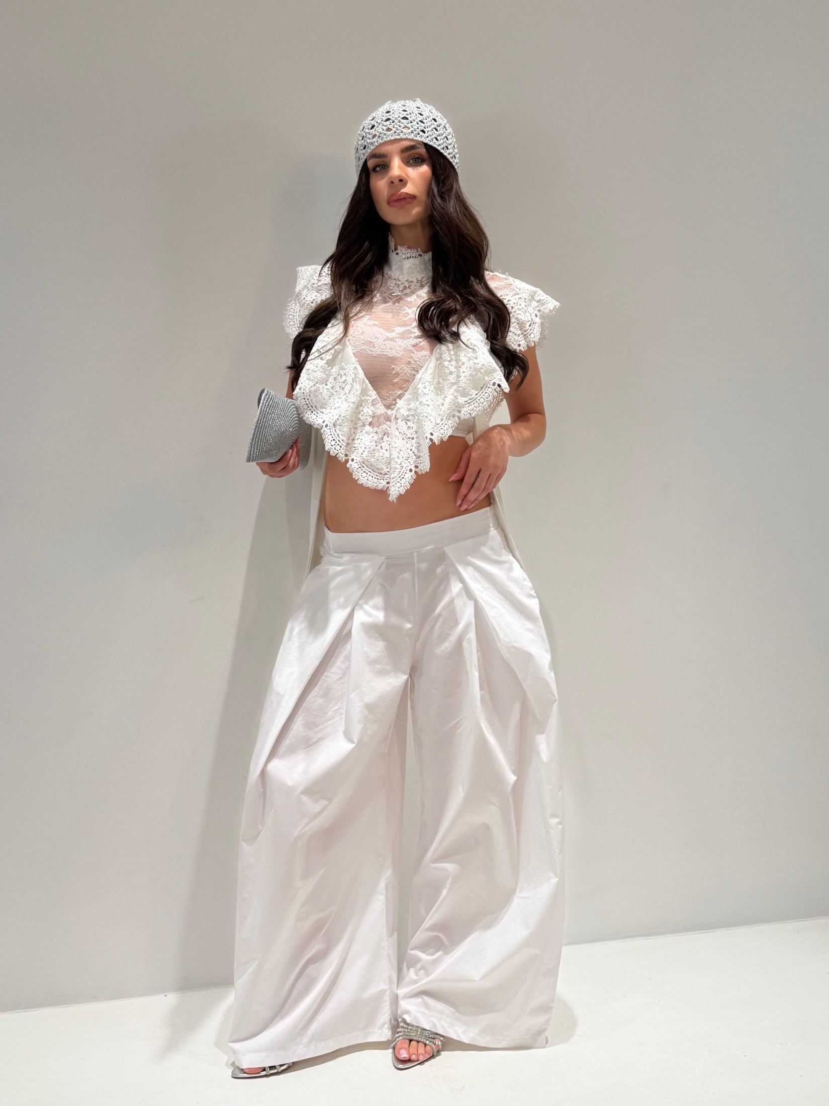PANTALONE FORLING bianco|Colore:Bianco