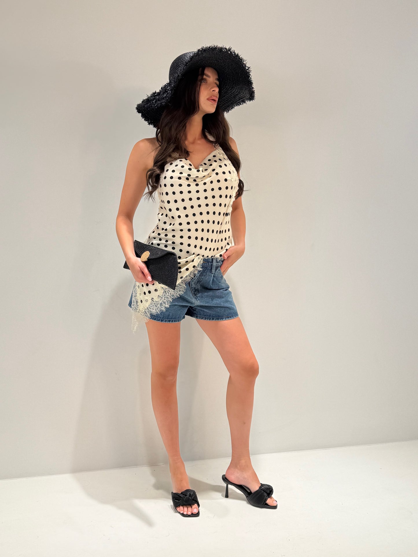 SHORTS DENIM PALLAN lavaggio chiaro|Colore:Lavaggio chiaro