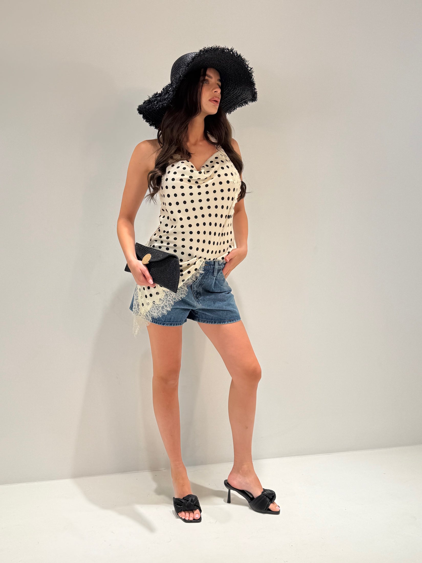 SHORTS DENIM PALLAN lavaggio chiaro|Colore:Lavaggio chiaro