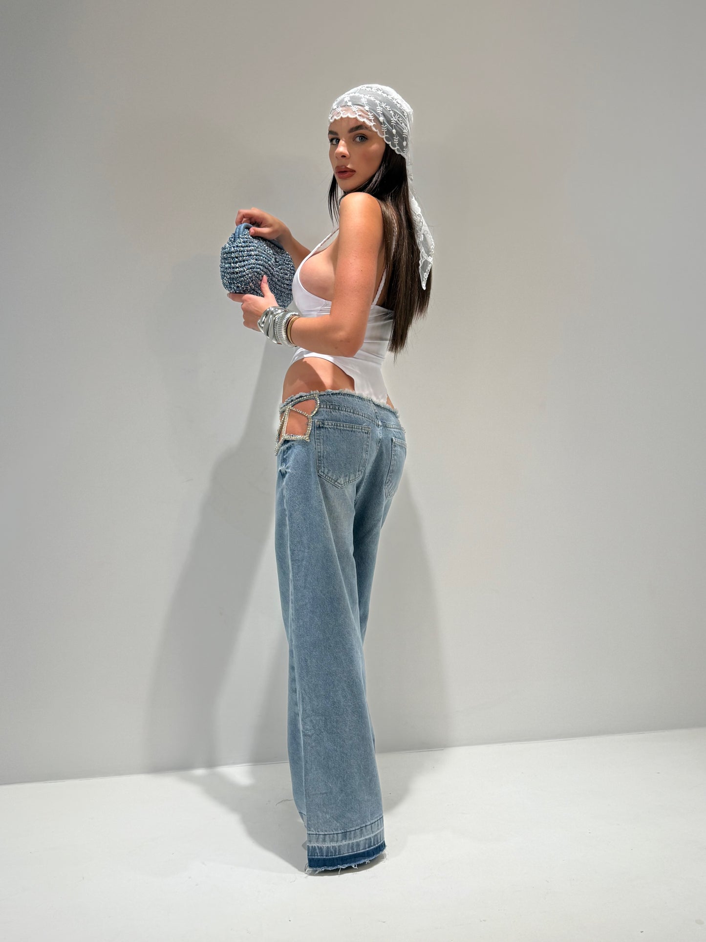JEANS LOUISE STELLA lavaggio chiaro|Colore:Lavaggio chiaro