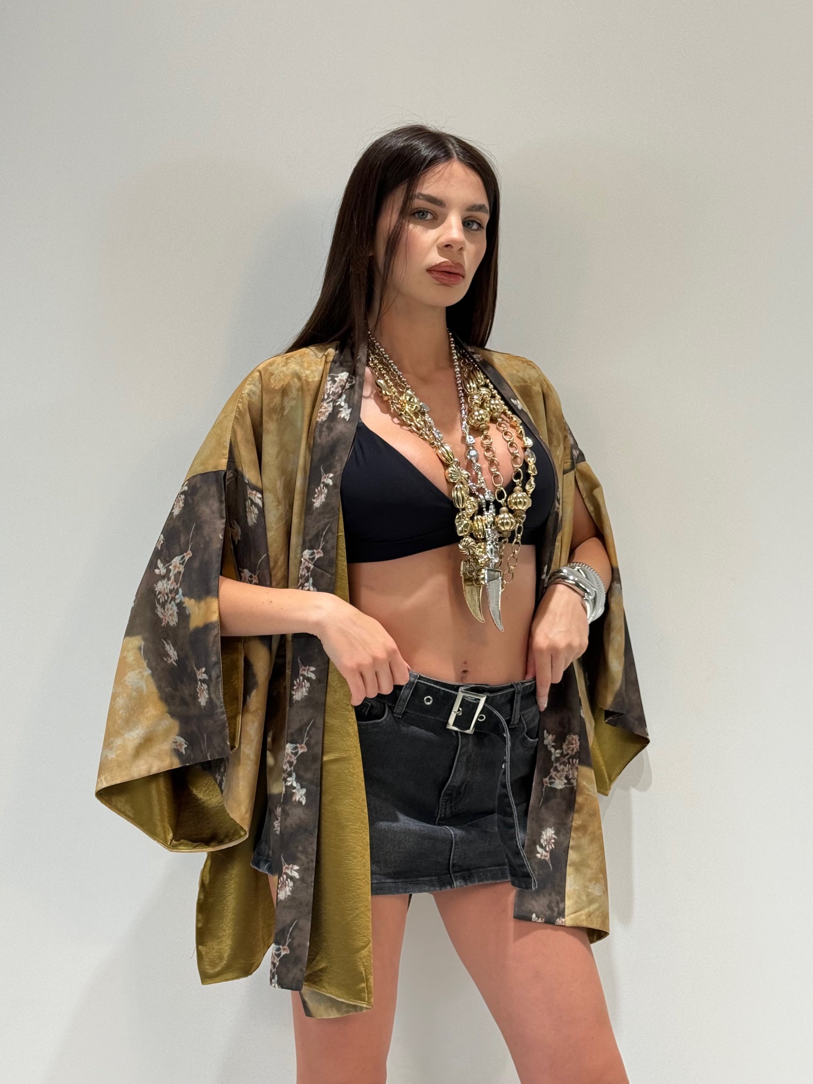 KIMONO SANUZY  verde|Colore:Verde