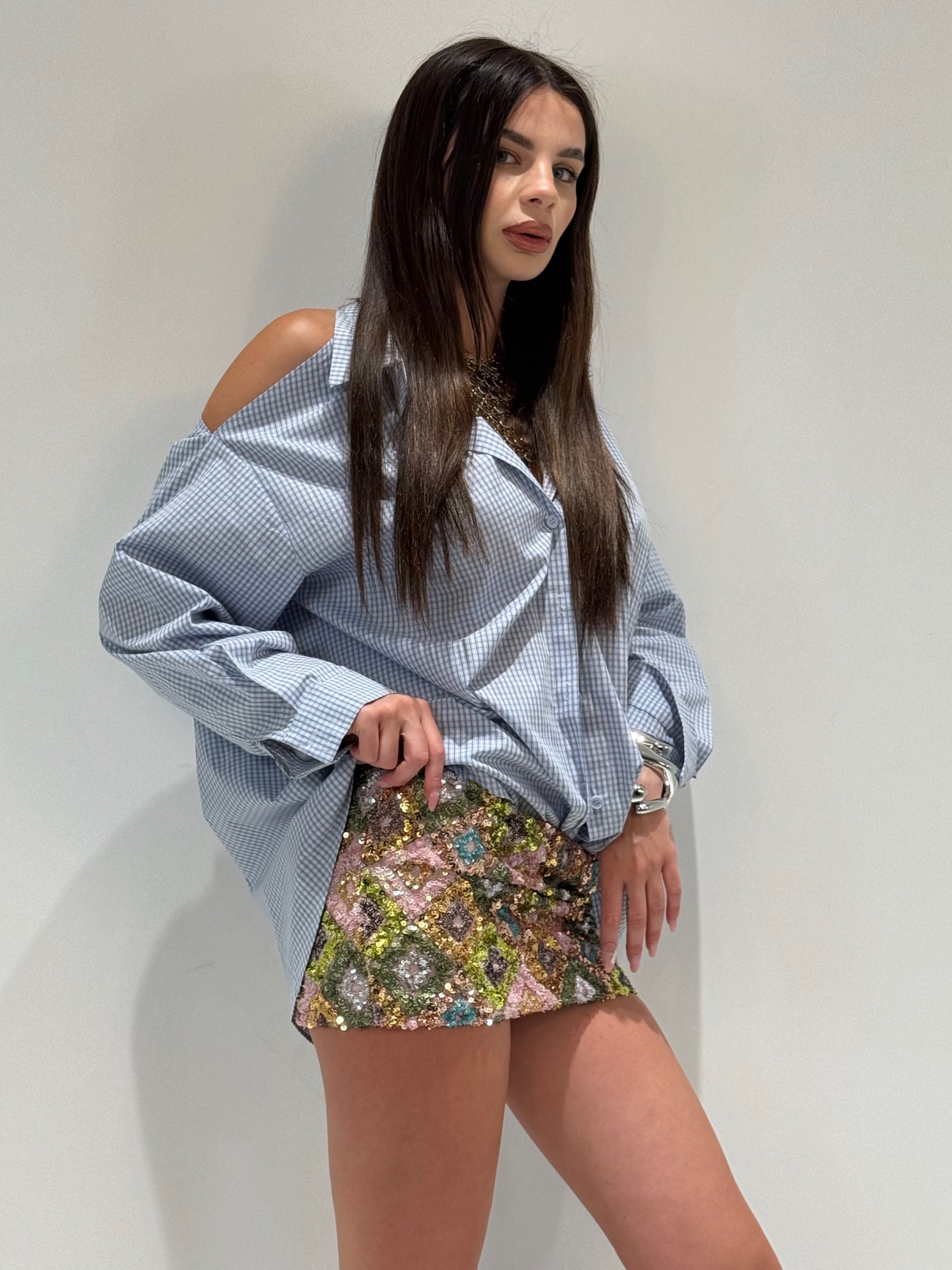 CAMICIA WEST STREET celeste|Colore:Celeste
