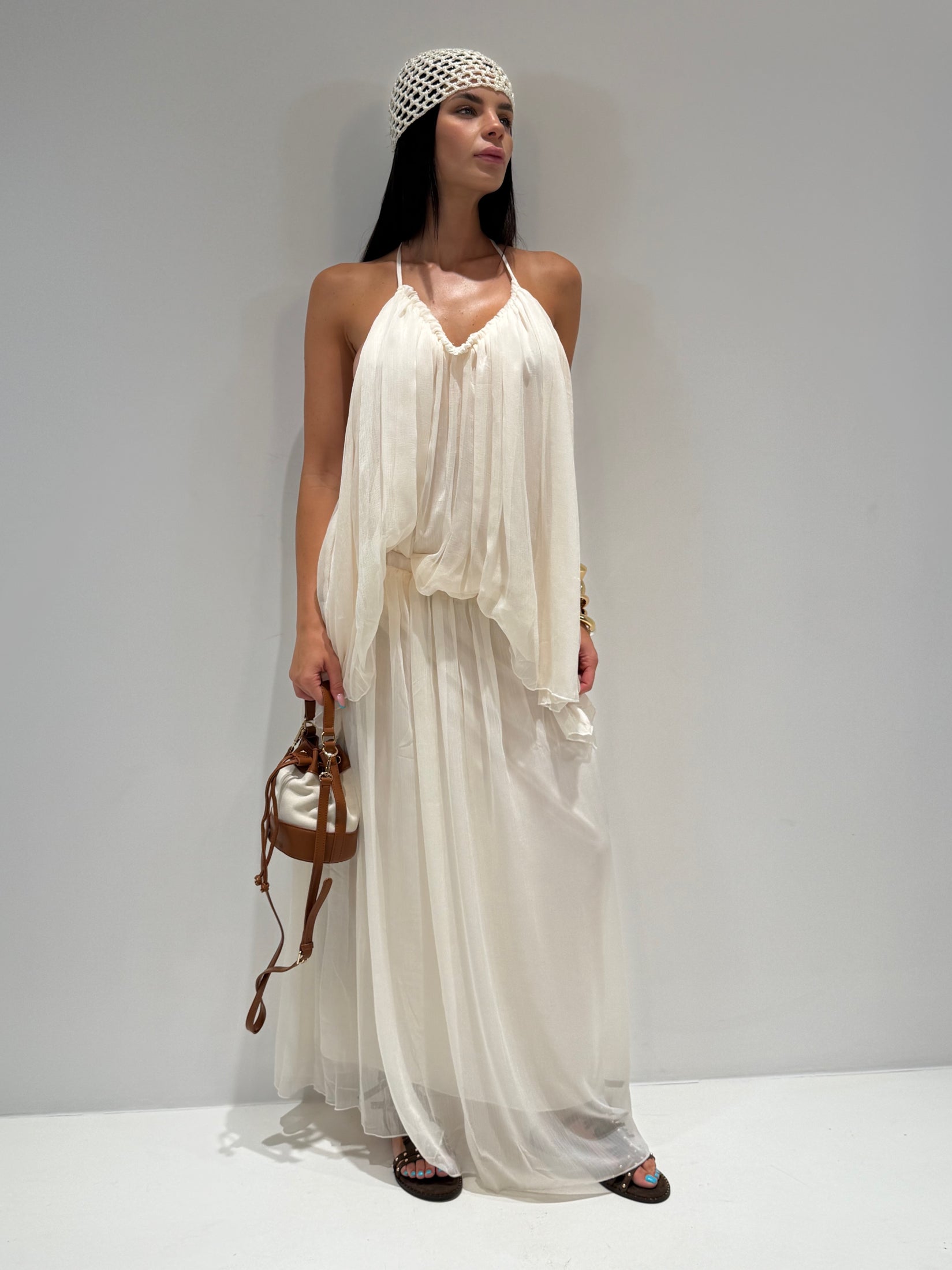 COORDINATO CHIC TROP  ecru|Colore:Ecru
