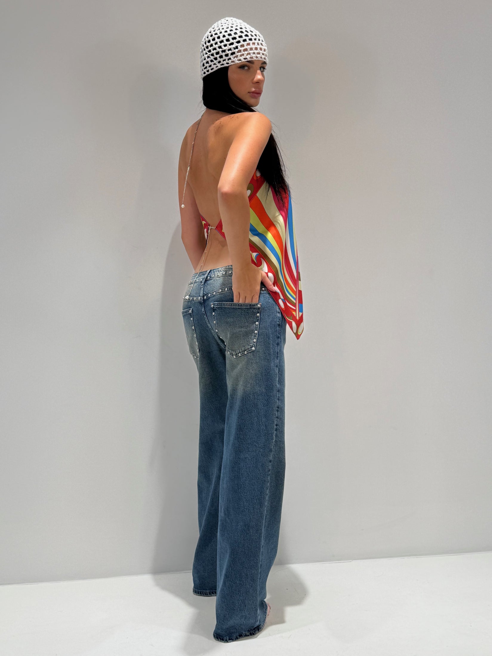 JEANS MAISON VITA BASSA lavaggio medio|Colore:Lavaggio medio