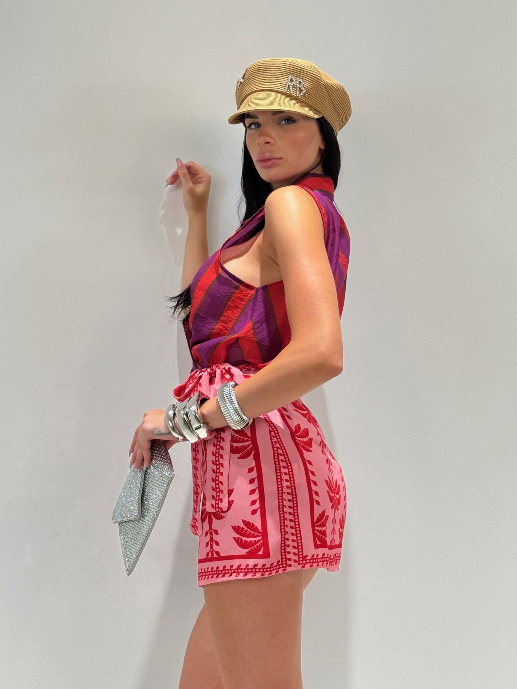 CAMICIA FOURTES COLOR viola|Colore:Viola