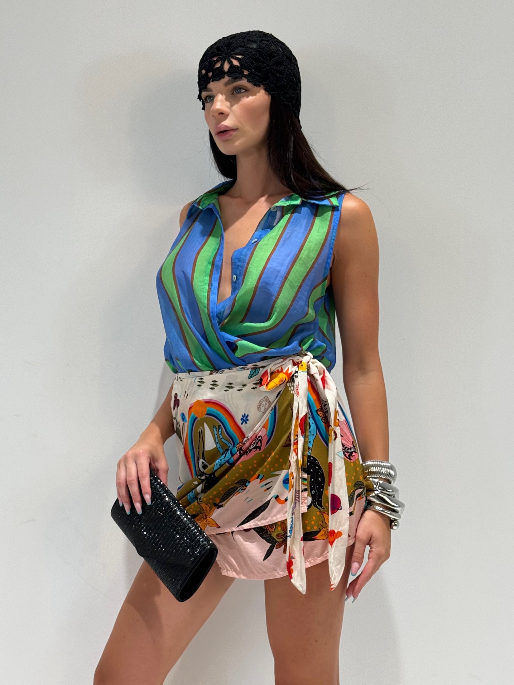 CAMICIA FOURTES COLOR turchese|Colore:Turchese