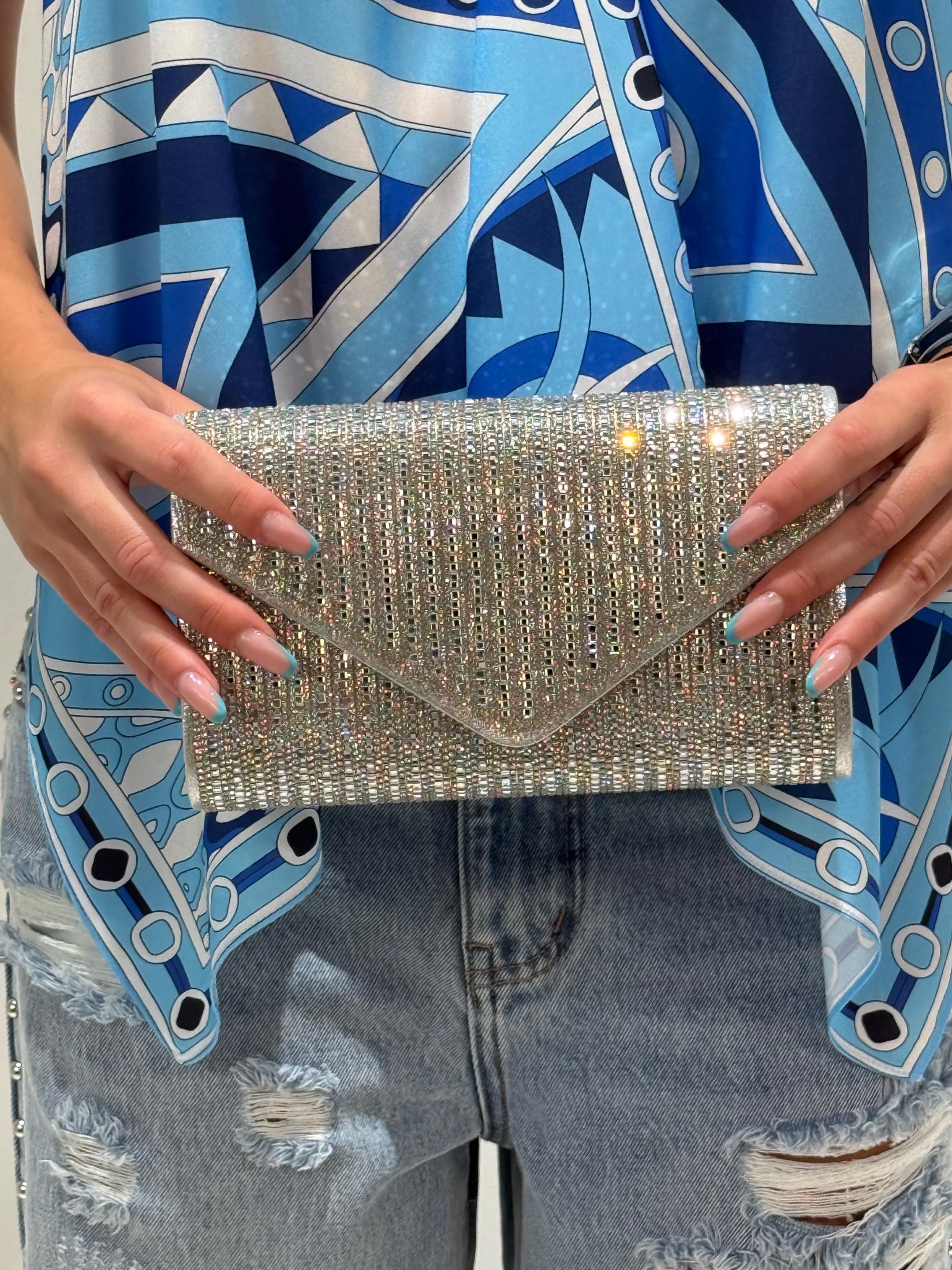 BORSA LUSI LUX argento|Colore:Argento