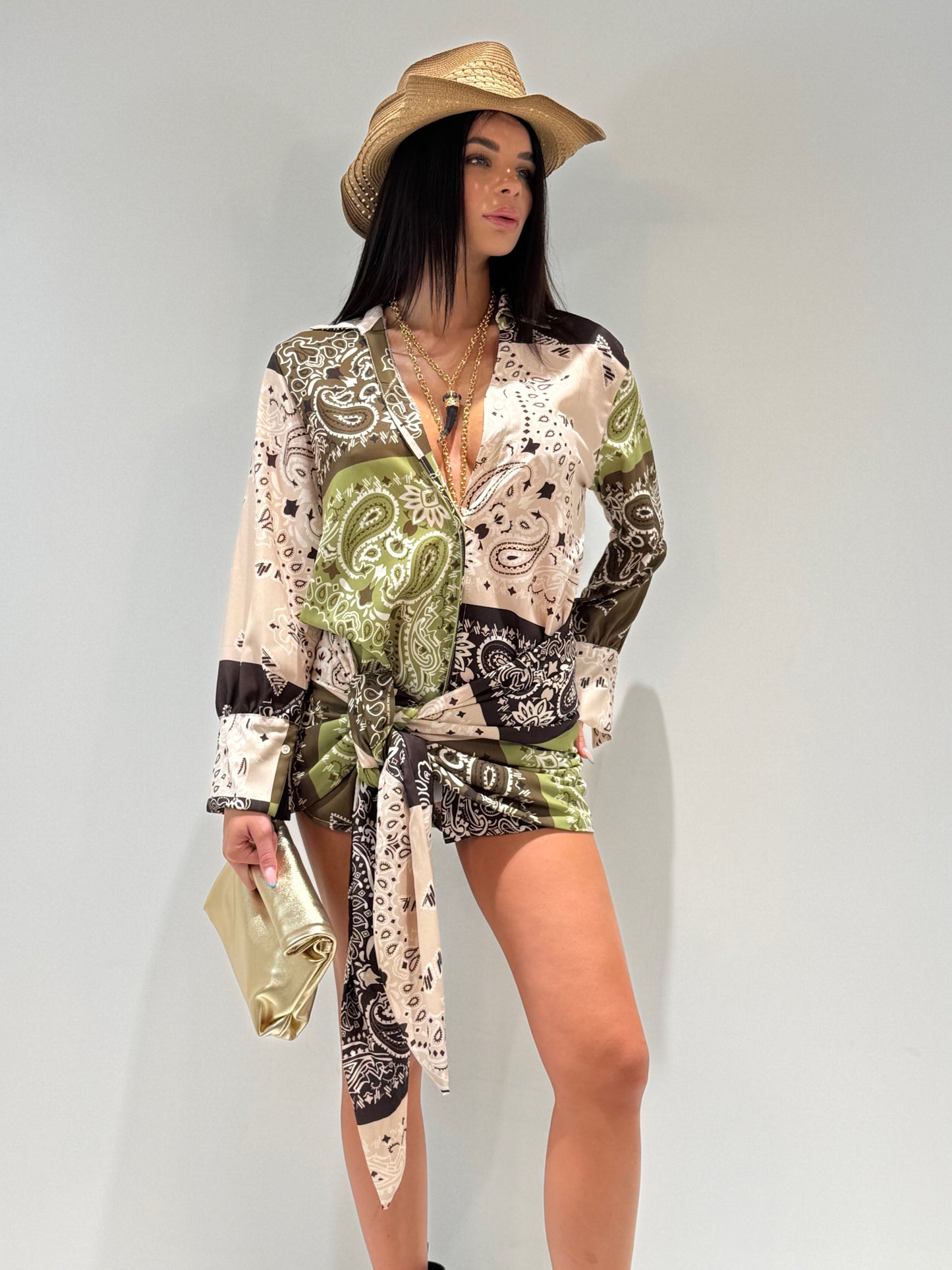 COORDINATO HOUSTON FANTASY marrone|Colore:Marrone