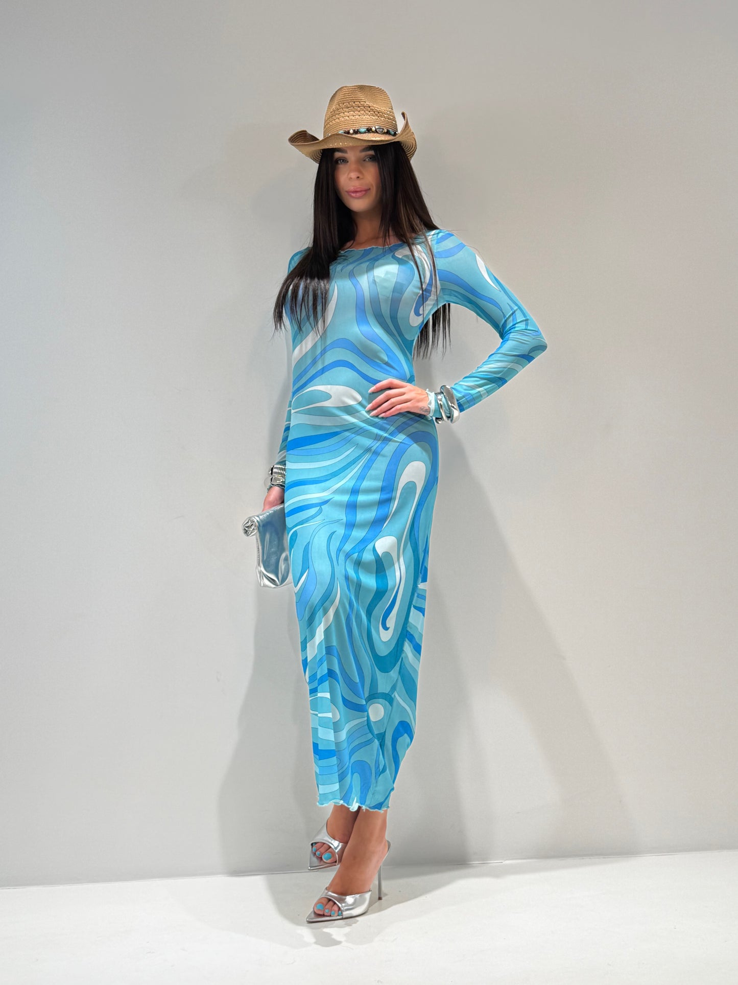 ABITO ANTIBES FANTASY celeste|Colore:Celeste