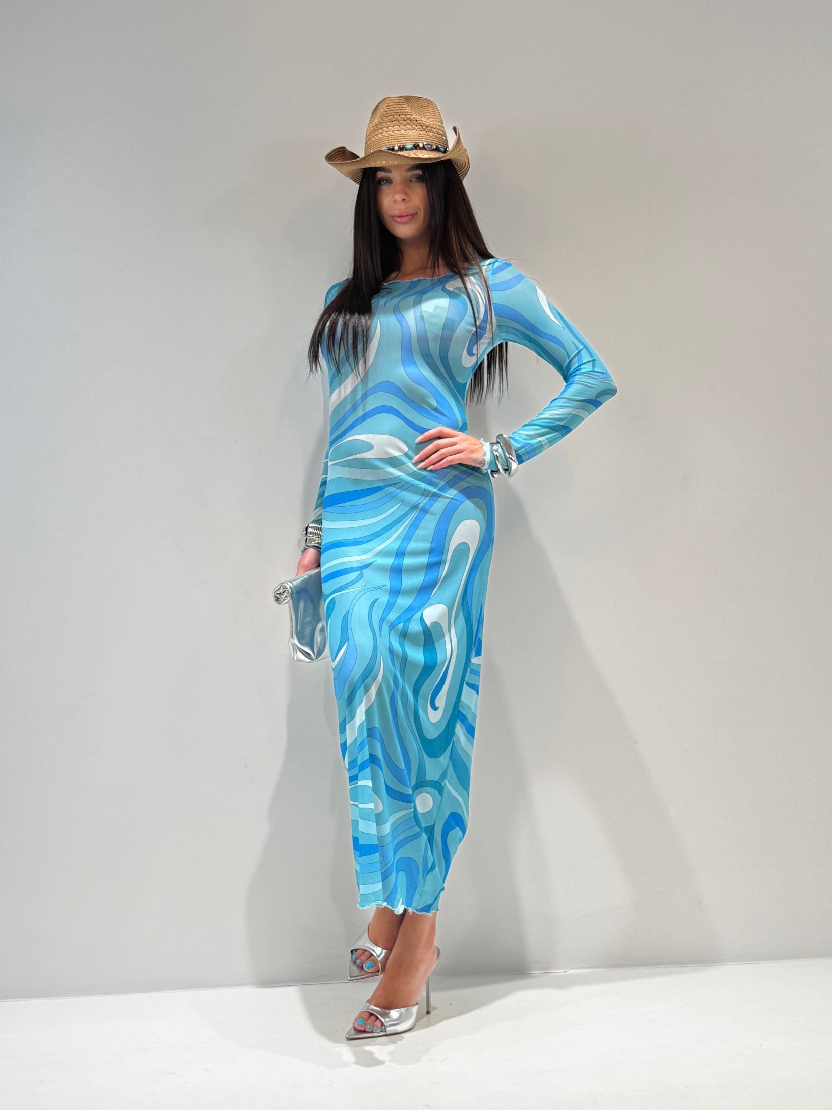 ABITO ANTIBES FANTASY celeste|Colore:Celeste