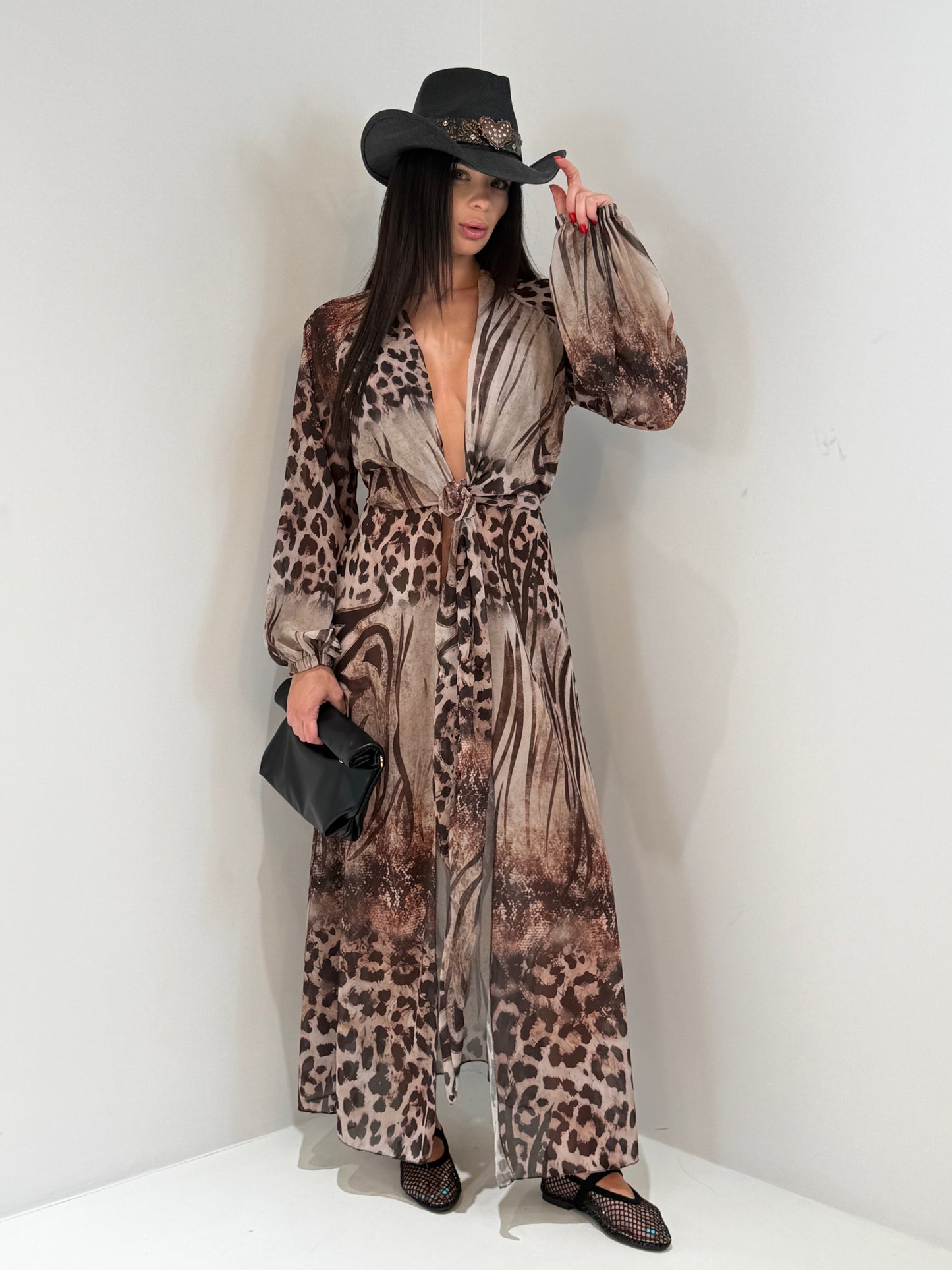 ABITO CARTAGENA FANTASY marrone|Colore:Marrone