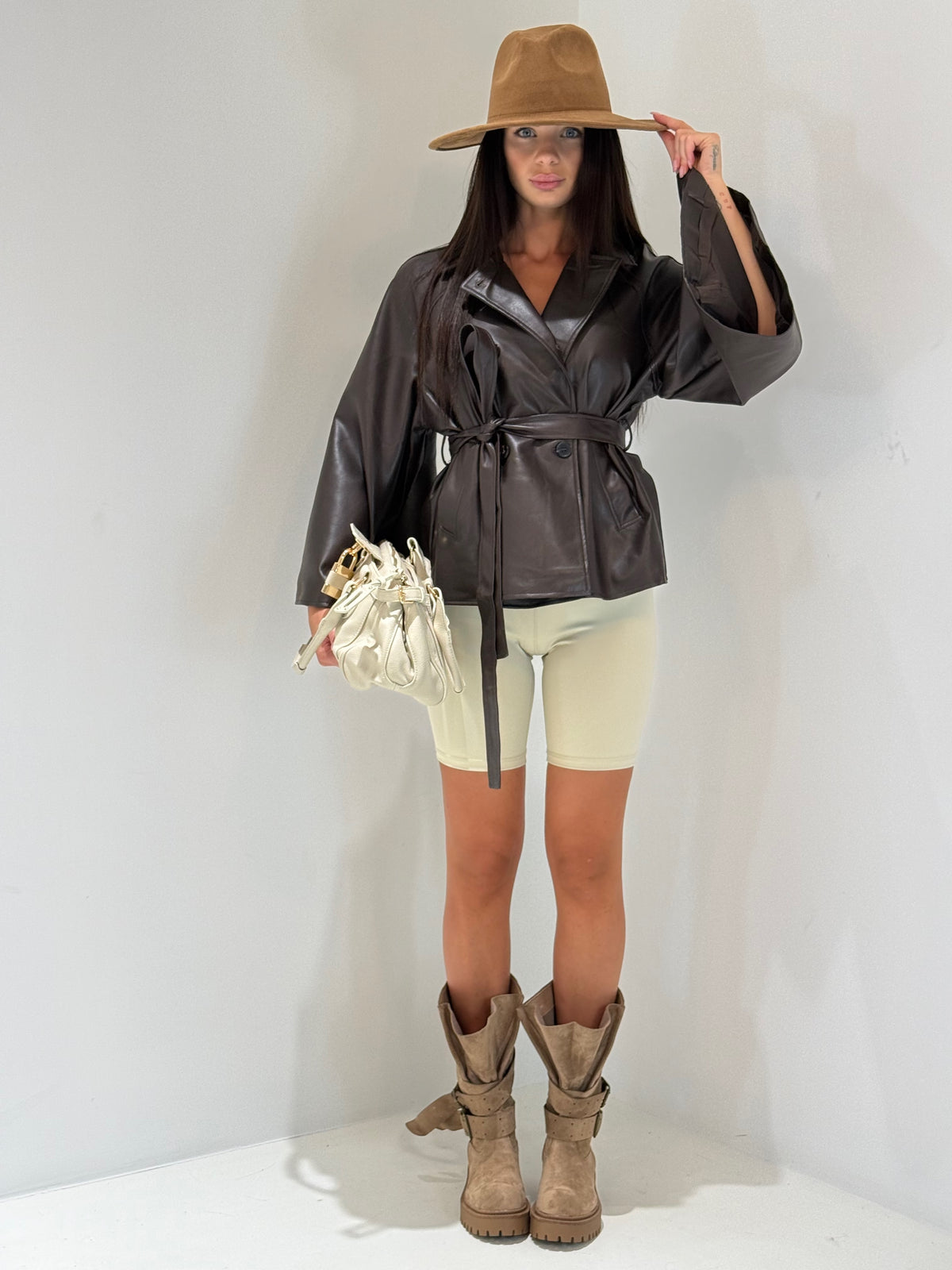 GIUBBINO NOVE  marrone|Colore:Marrone