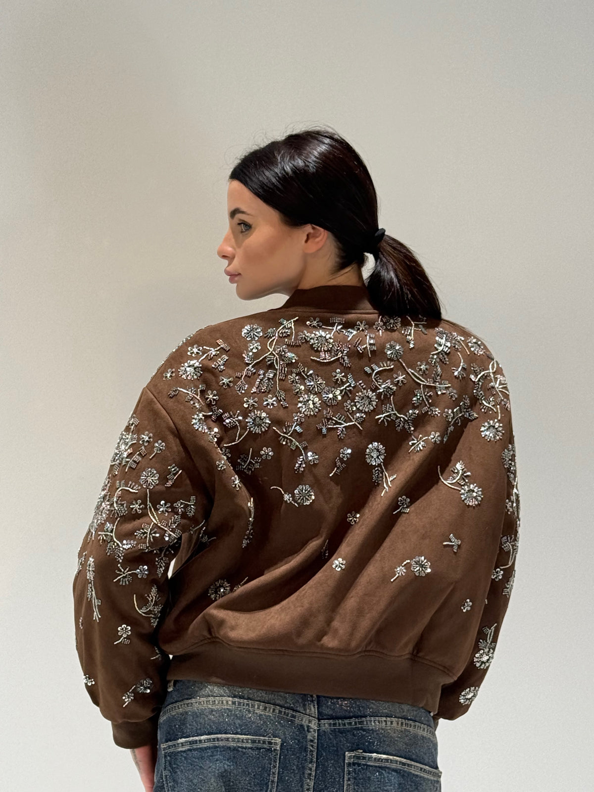 BOMBER ALTIS LUX marrone|Colore:Marrone