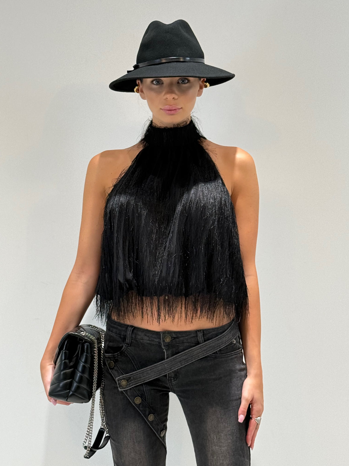 TOP INAGI BY LUMINA nero|Colore:Nero