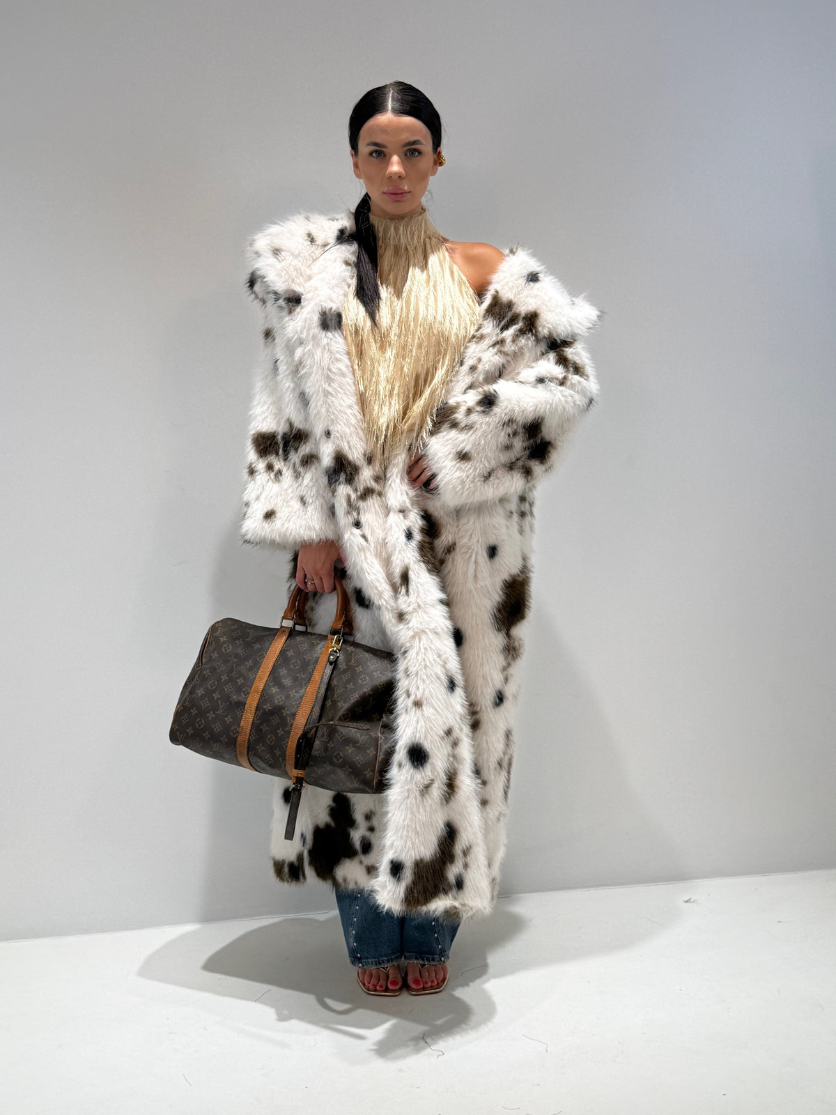 PELLICCIA ISCHIOKA  BY LUMINA bianco|Colore:Bianco