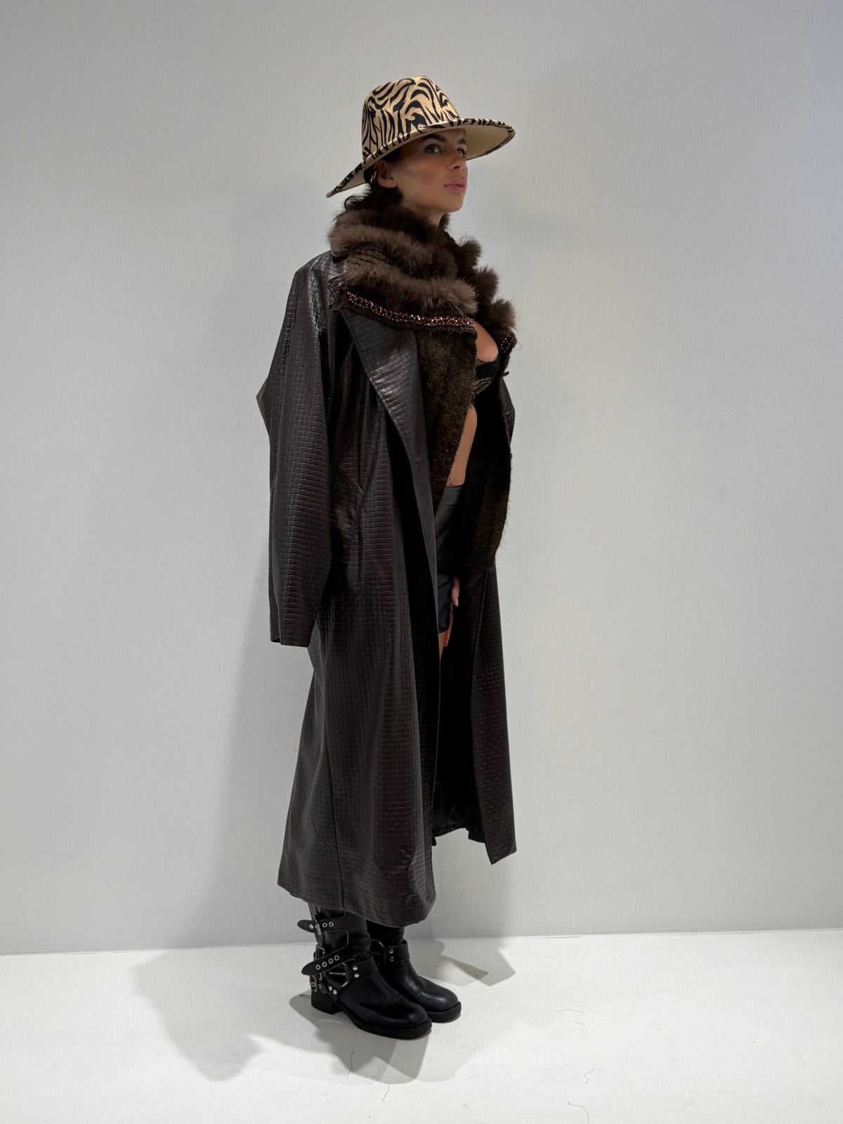 TRENCH MINOKAMO BY LUMINA marrone|Colore:Marrone