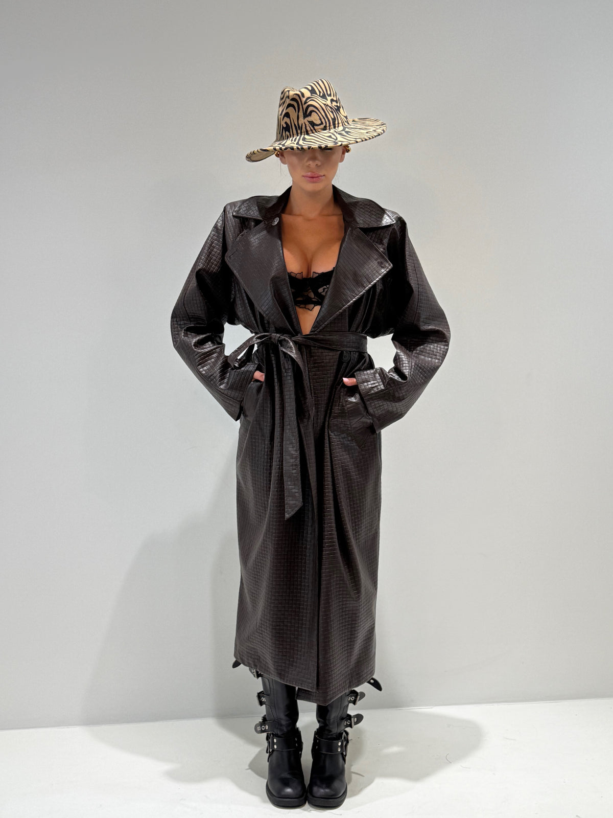 TRENCH MINOKAMO BY LUMINA marrone|Colore:Marrone
