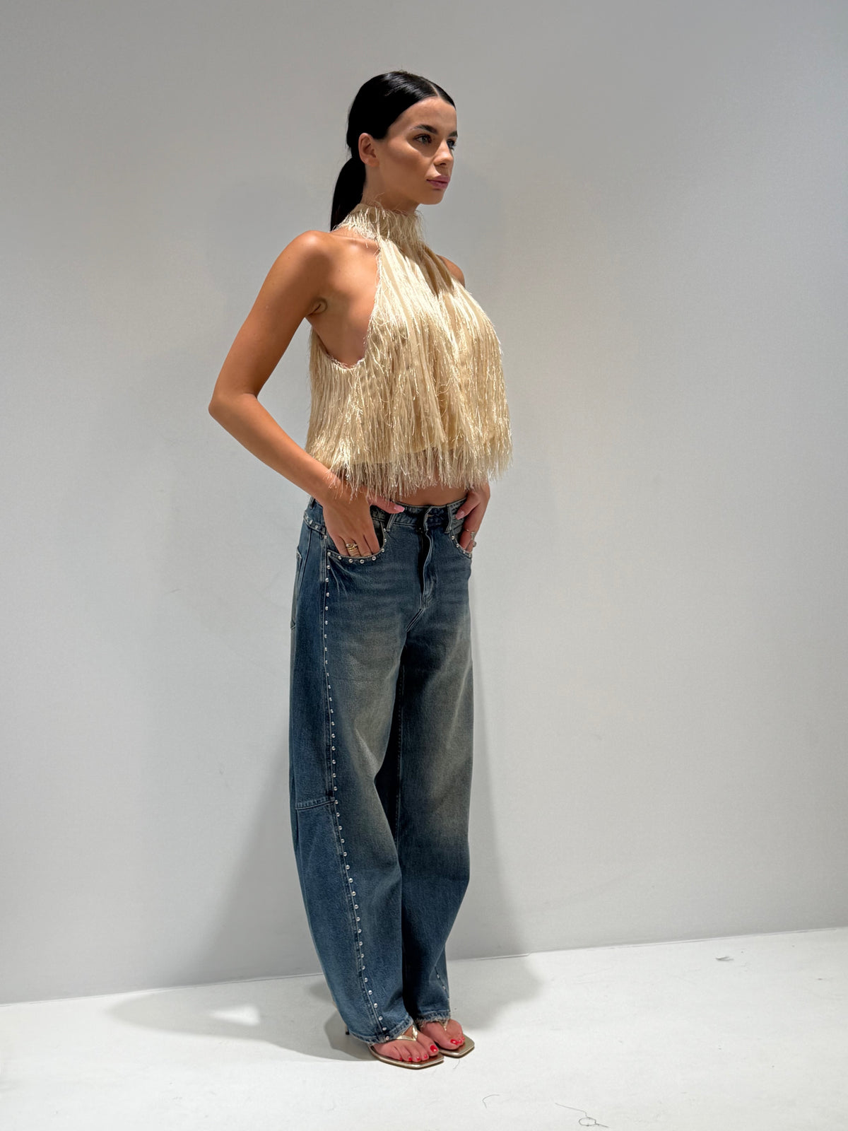 JEANS SHIMOTODA DIRTY  lavaggio medio|Colore:Lavaggio medio