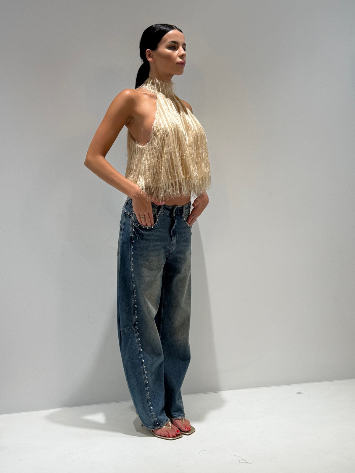 JEANS SHIMOTODA DIRTY  lavaggio medio|Colore:Lavaggio medio