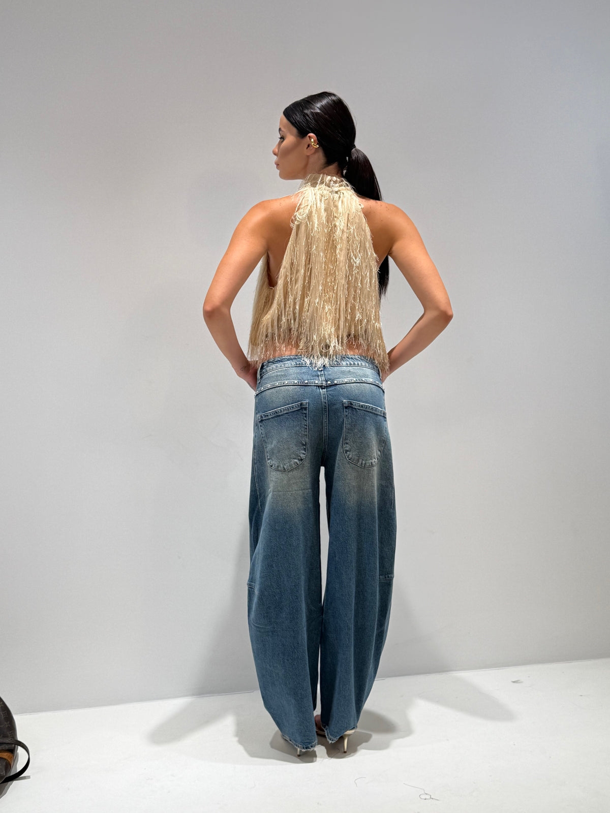 JEANS SHIMOTODA DIRTY  lavaggio medio|Colore:Lavaggio medio