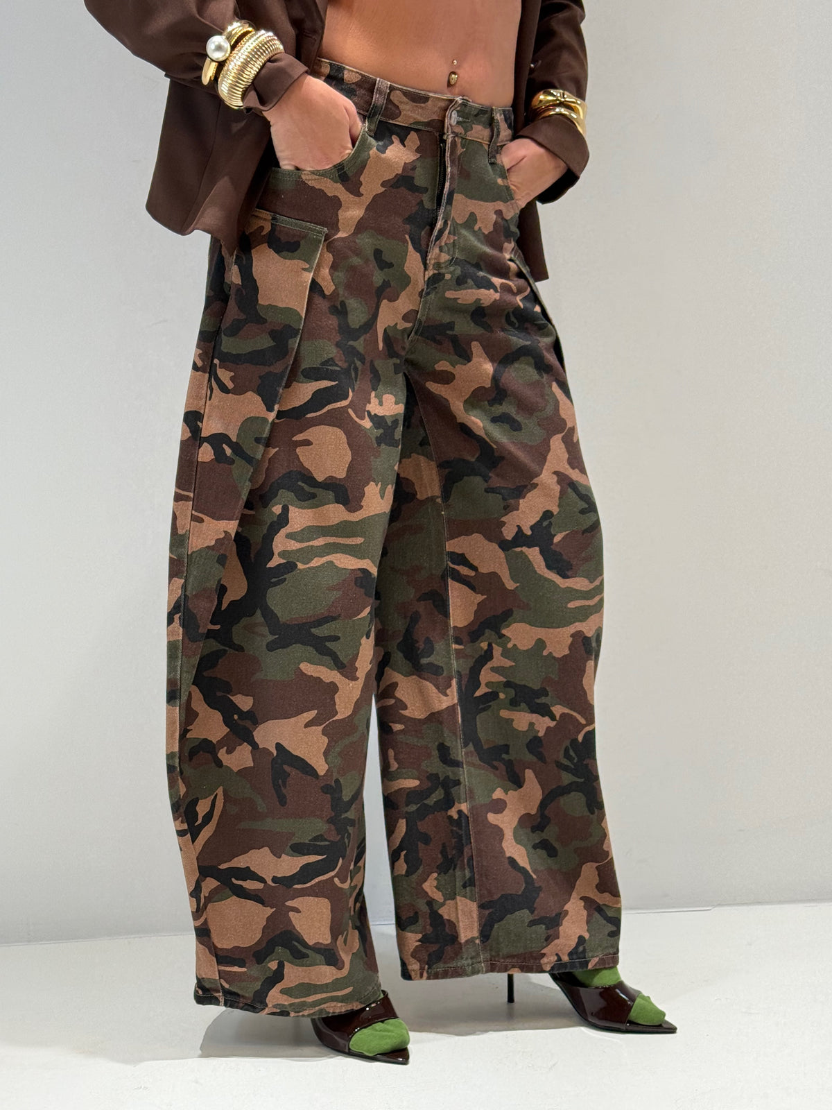 PANTALONE MERIDA MIMETICO mimetico|Colore:Mimetico