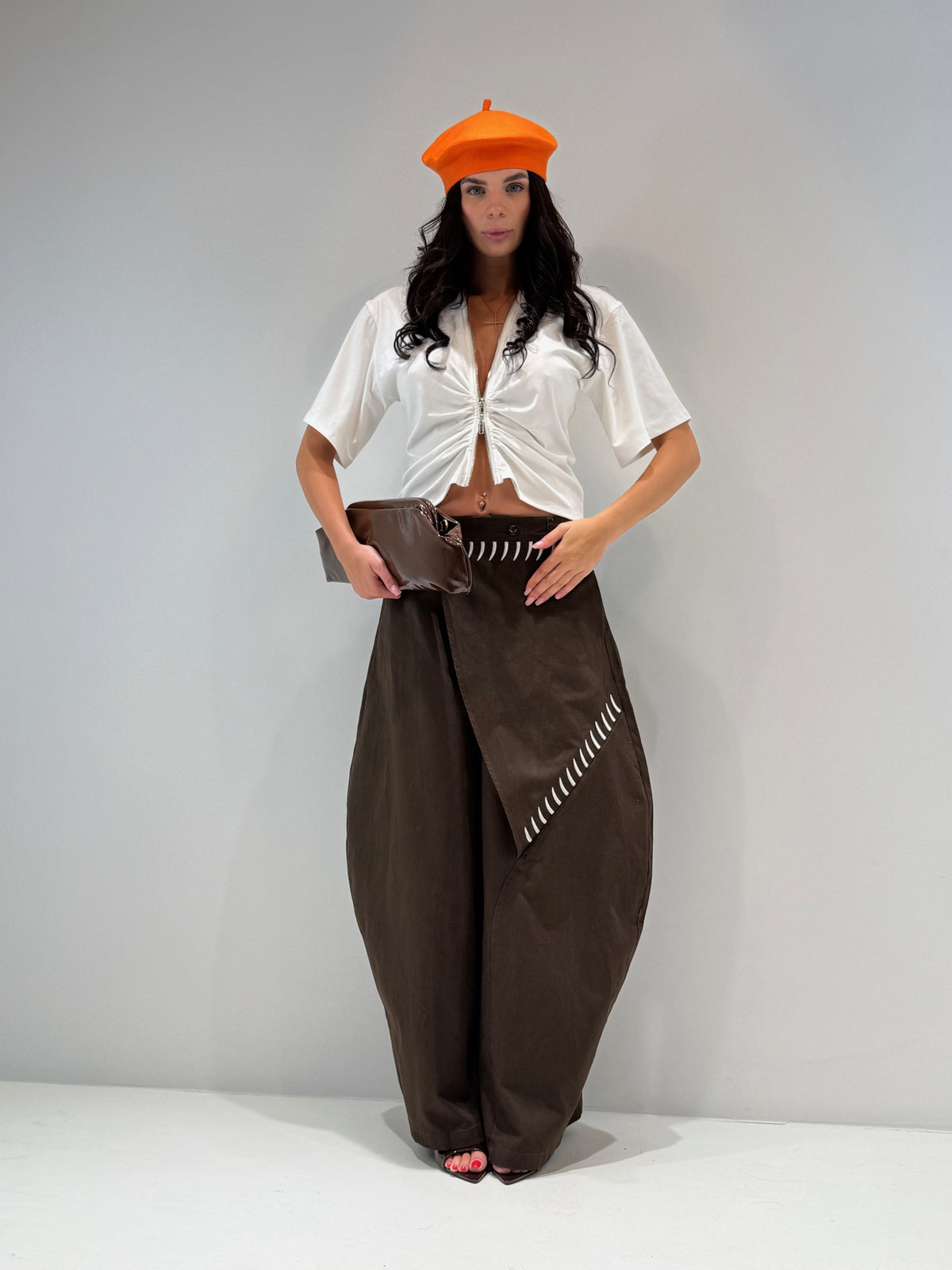 PANTALONE QUERETARO marrone|Colore:Marrone