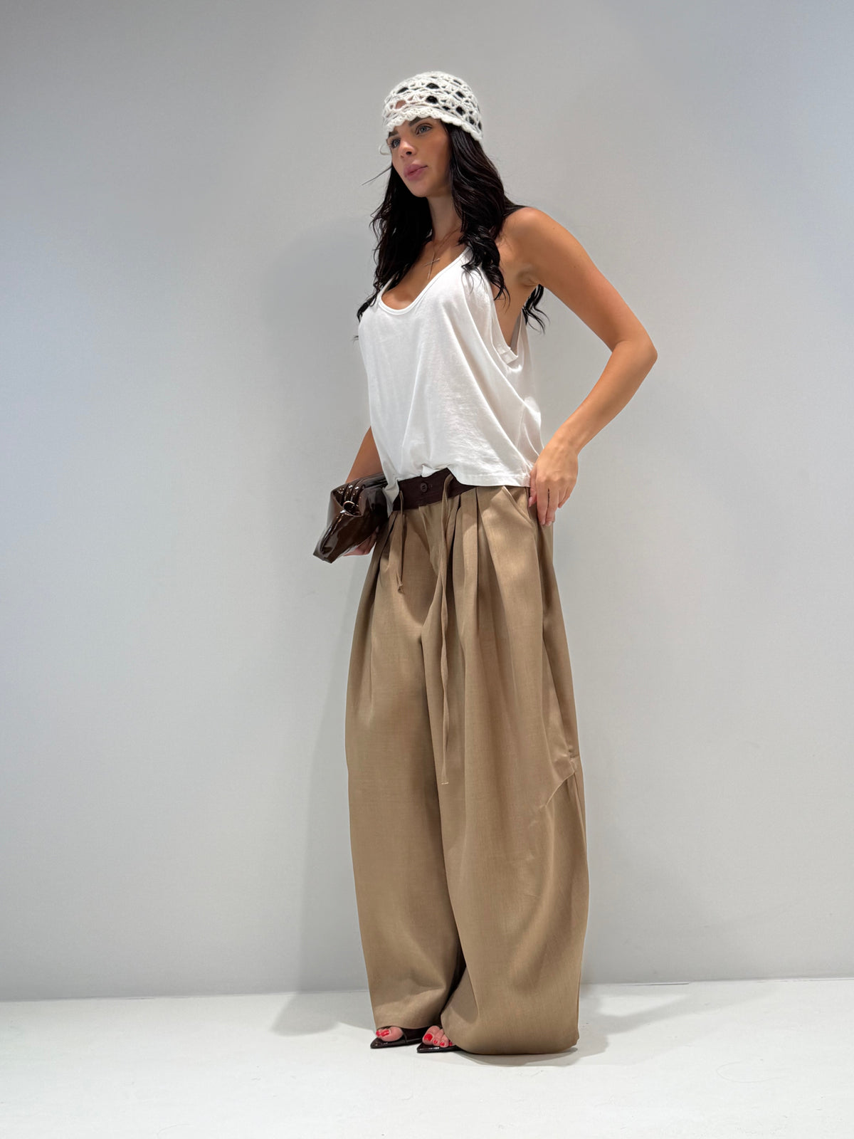 PANTALONE CANCUN  beige|Colore:Beige