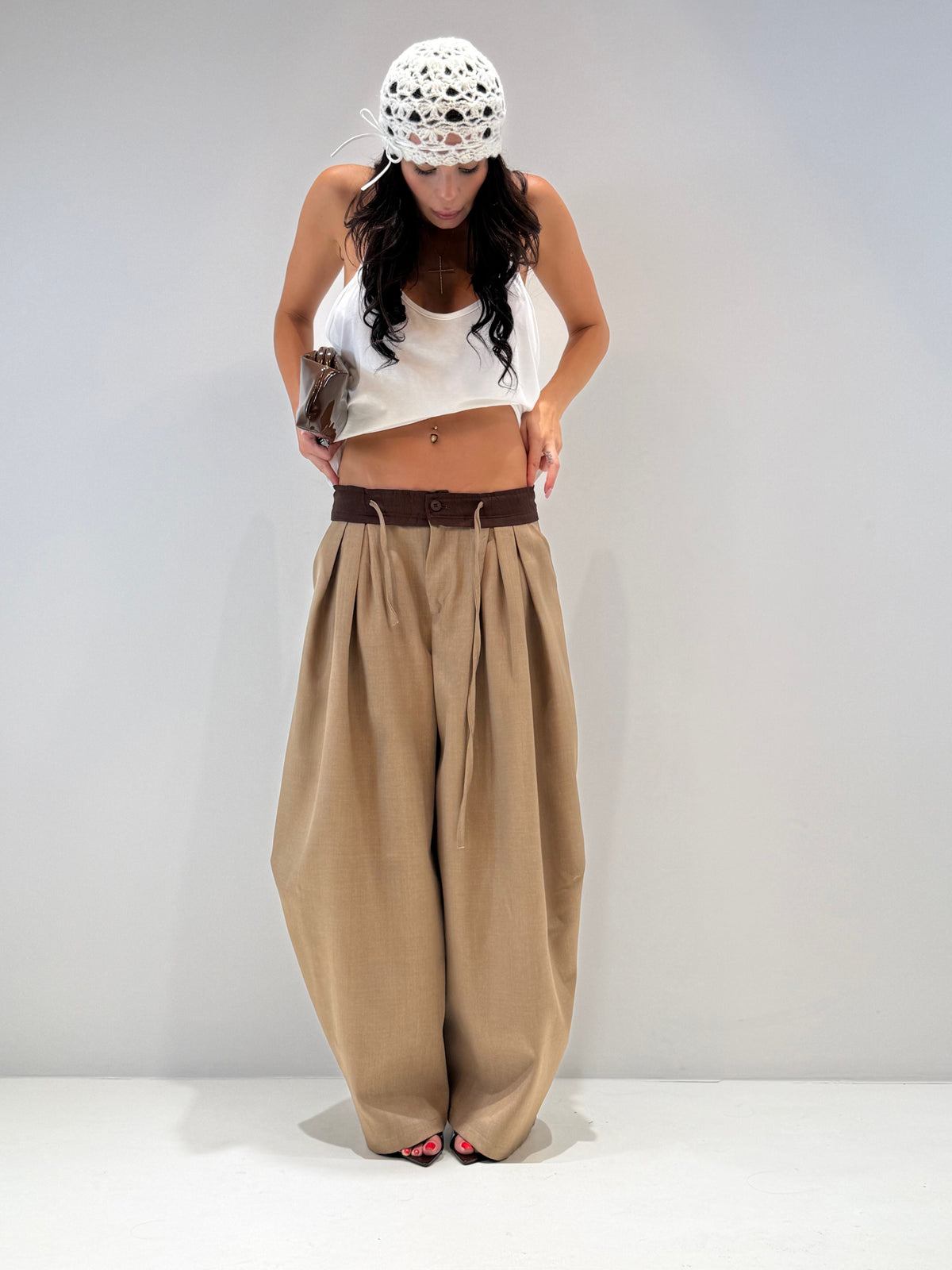 PANTALONE CANCUN  beige|Colore:Beige