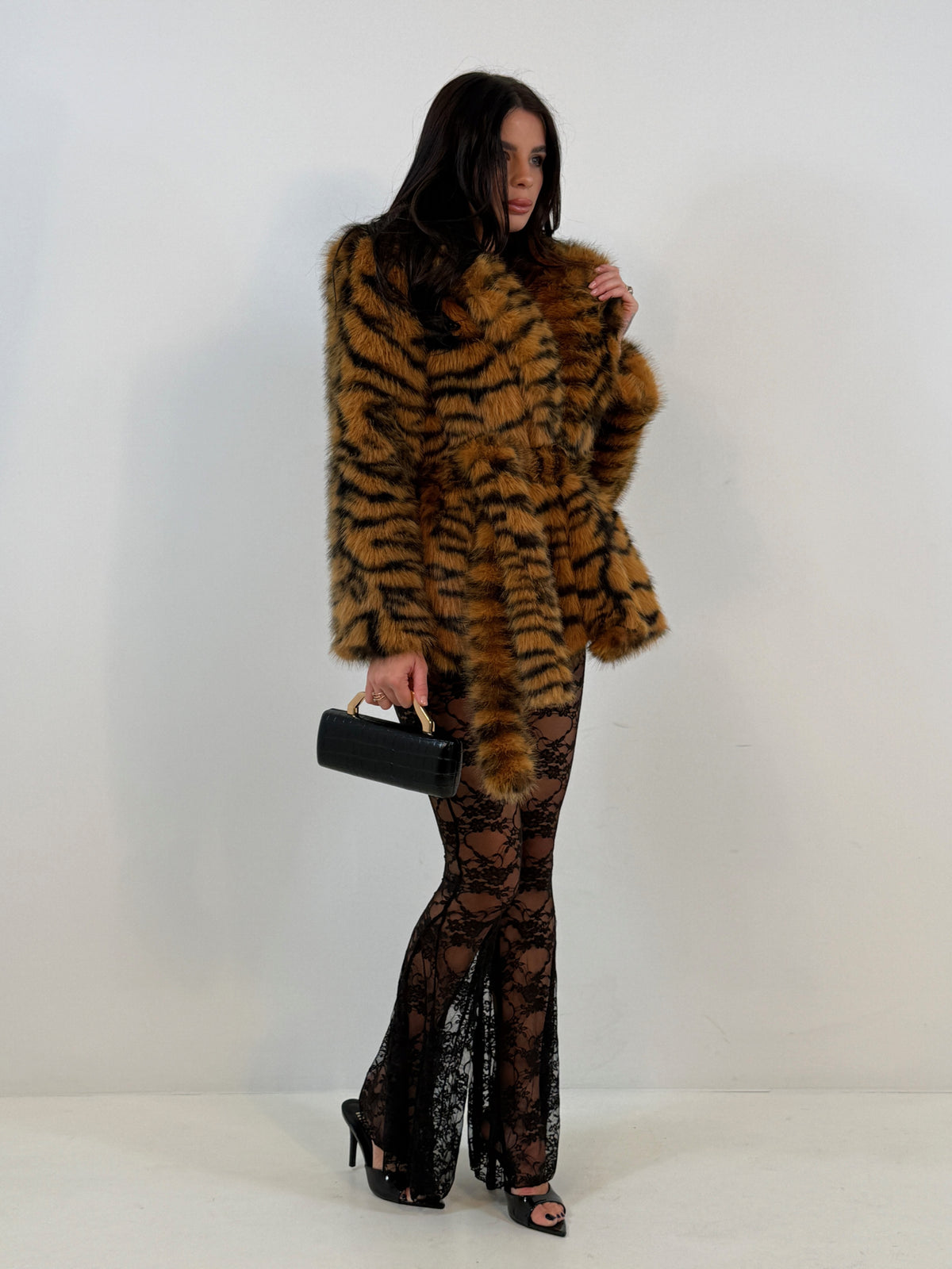 PELLICCIA BLCKBURN  BY LUMINA tigrata|Colore:Tigrata